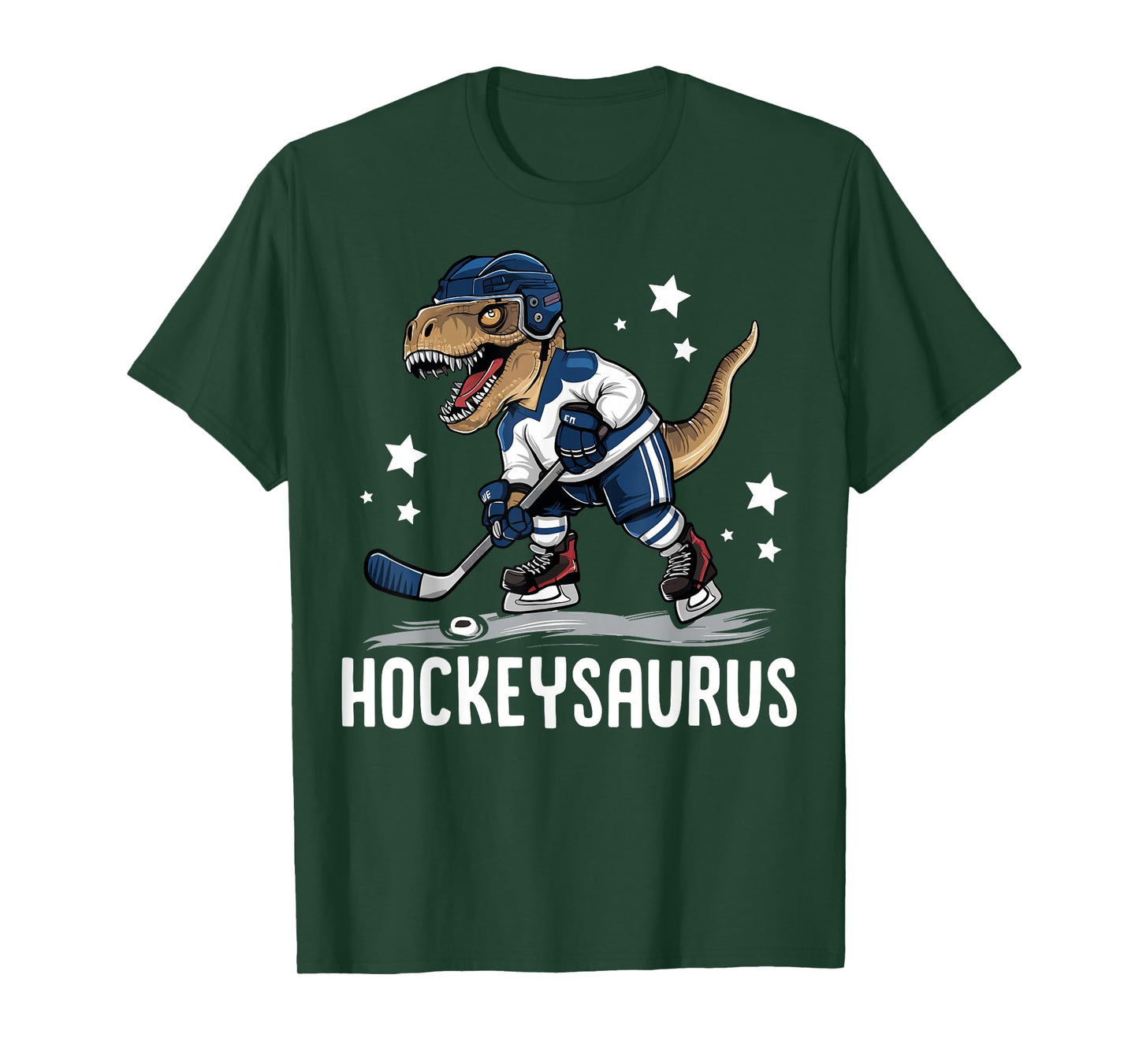 Hockeysaurus Funny Dinosaur Hockey Kids Hockey Boy T-Shirt
