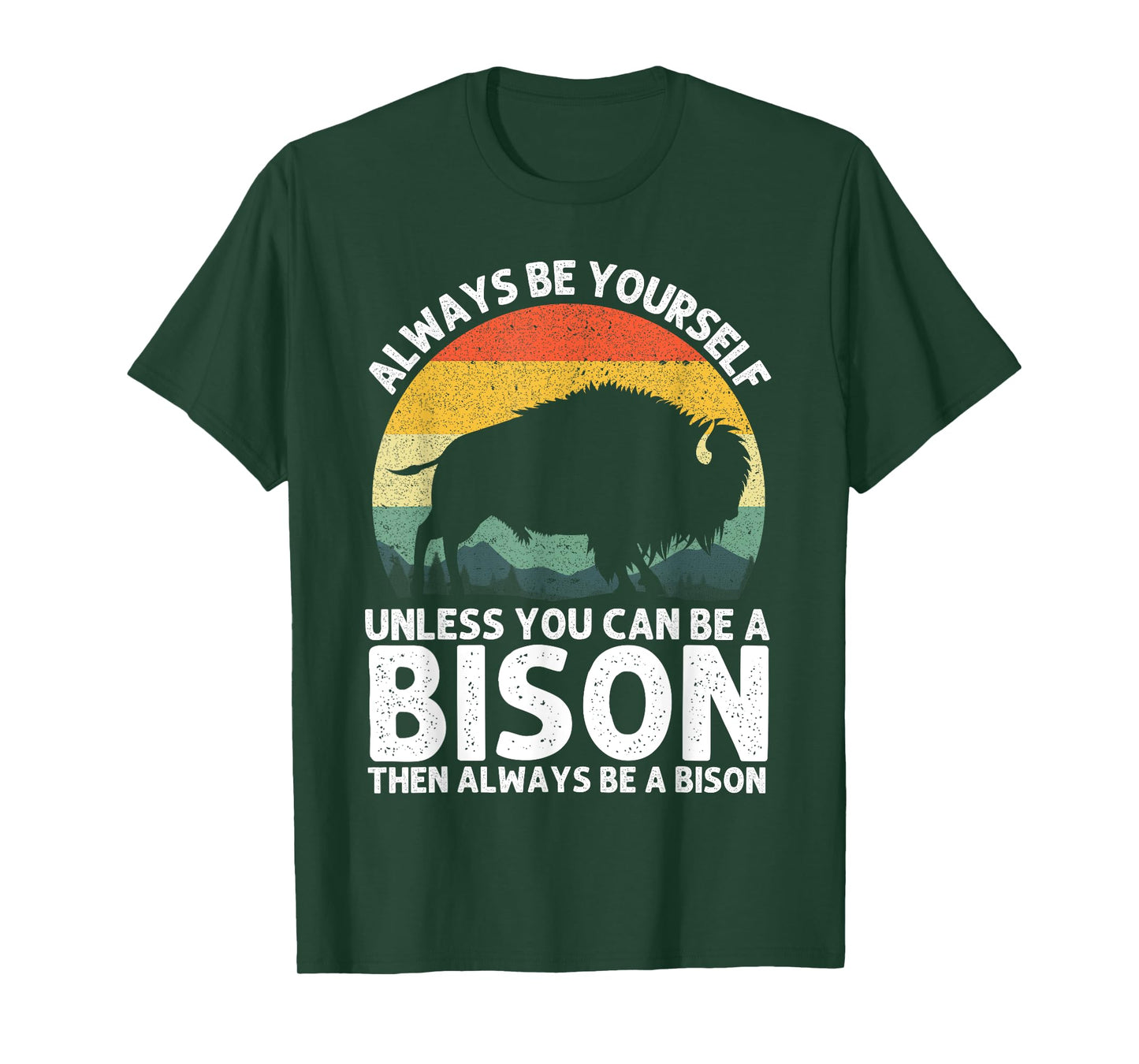 Cool Bison Design for Men Women Buffalo Animal Lovers Bison T-Shirt
