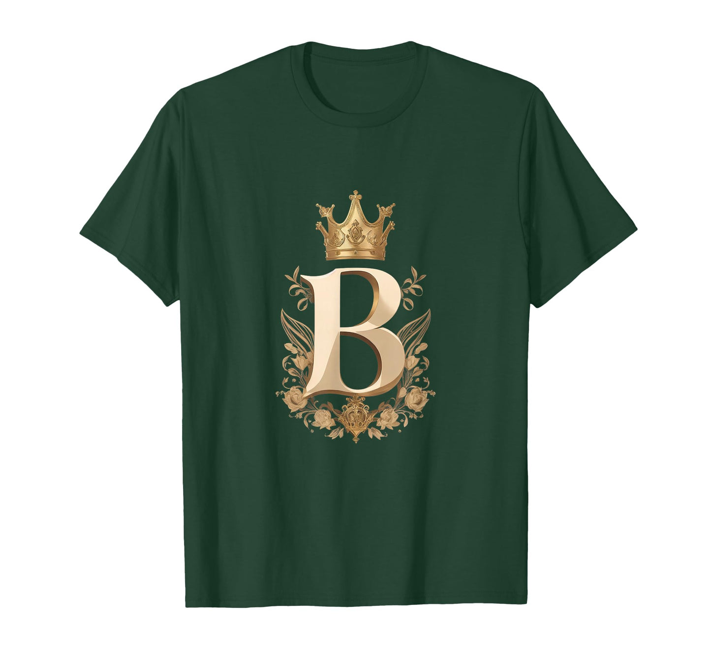 Funny Birthday Queen B - Letter B And Crown (Bee) T-Shirt