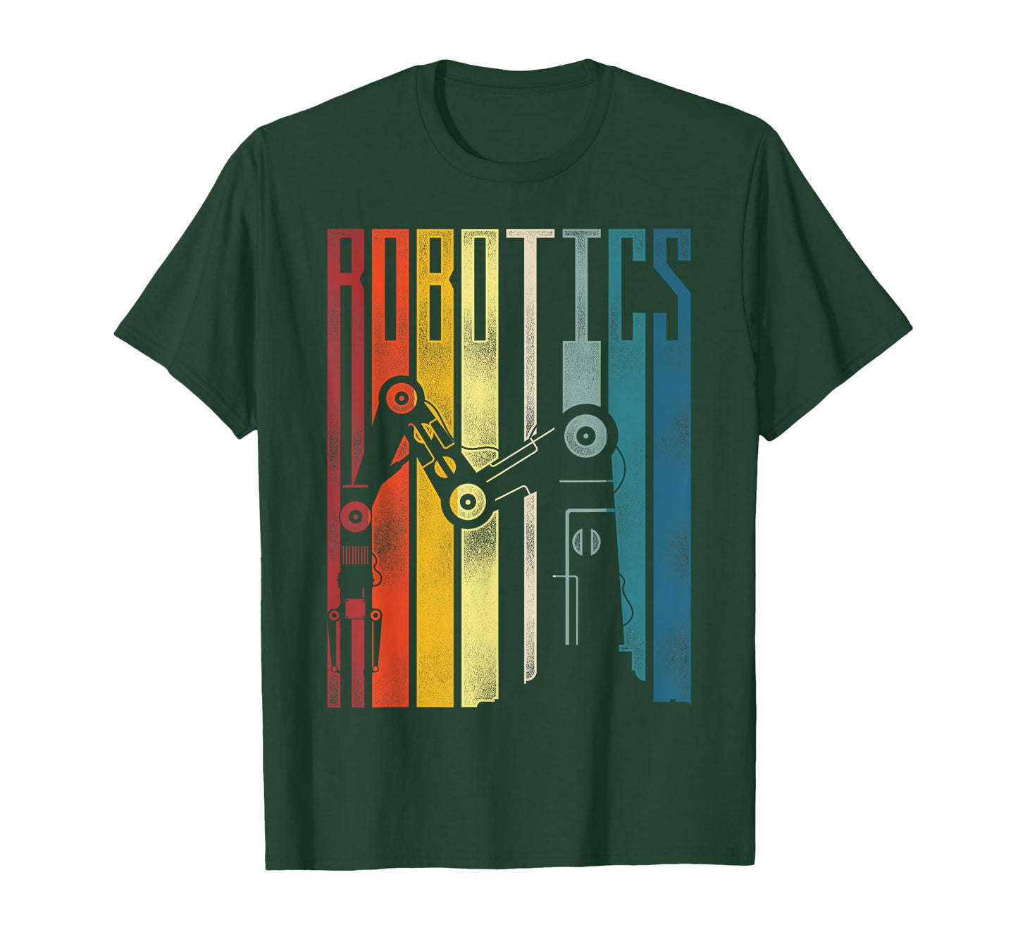 Robot Robotics Engineer Retro Vintage Robotics T-Shirt