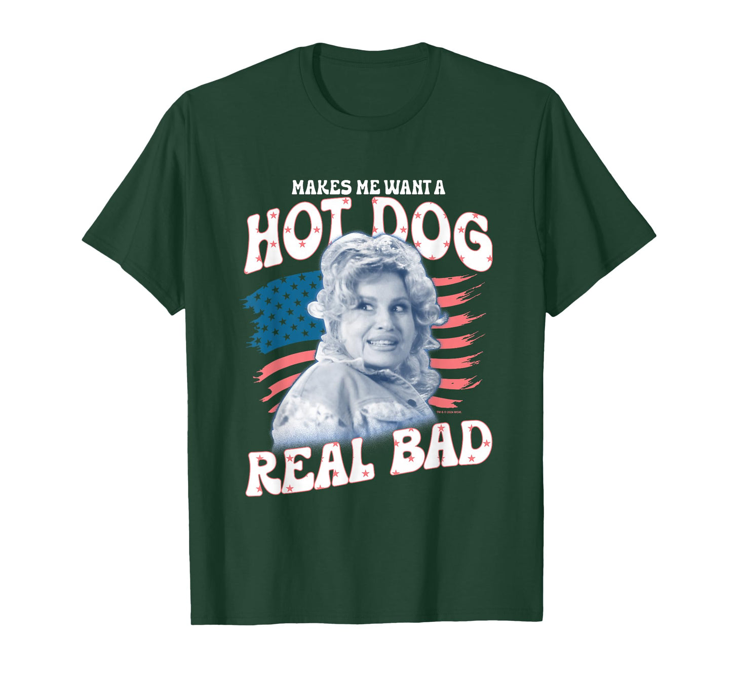 Legally Blonde 2 4th Of July Makes Me Wanna Hot Dog Real Bad T-Shirt