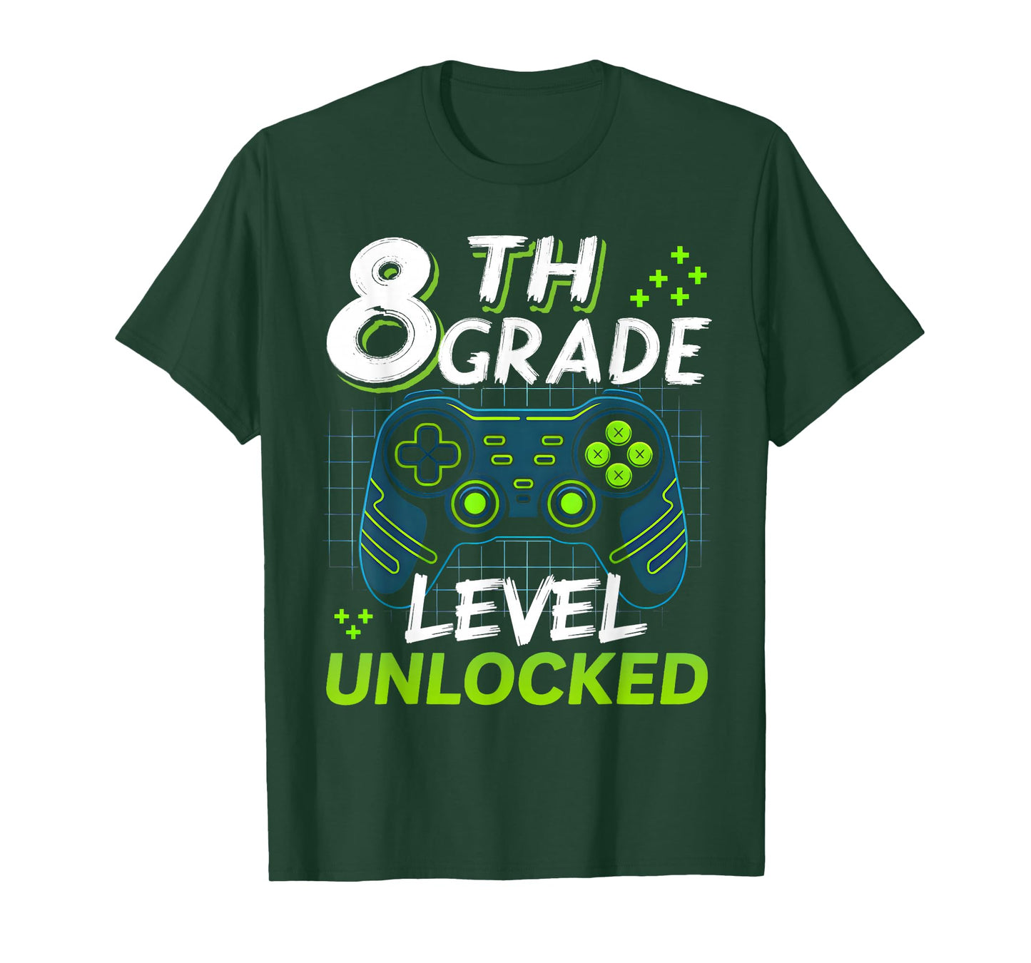 Back to School 8th Grade Boys Gamer First Day School Level T-Shirt