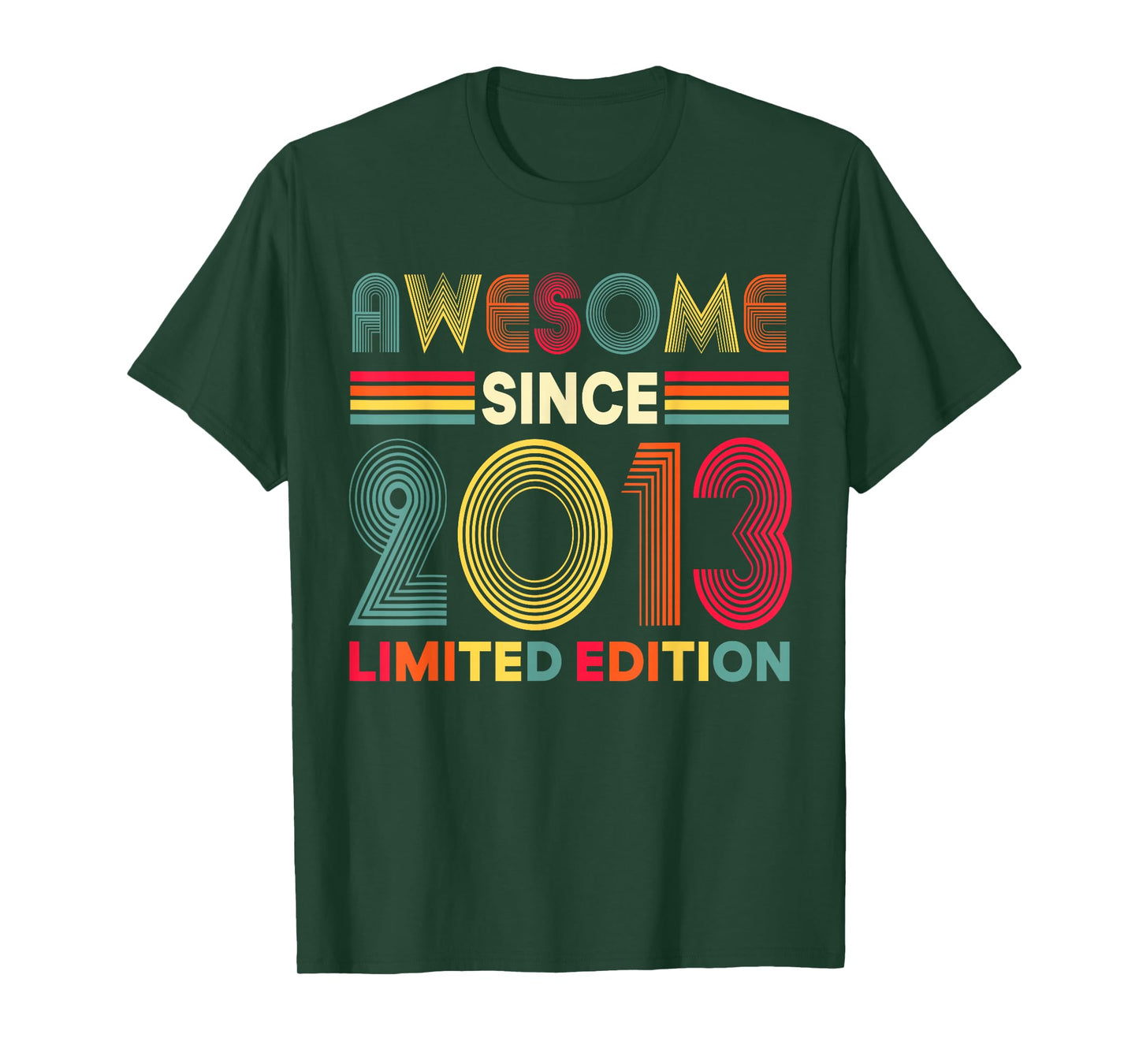 Awesome Since 2013 Limited Edition 13th Birthday Decorations T-Shirt