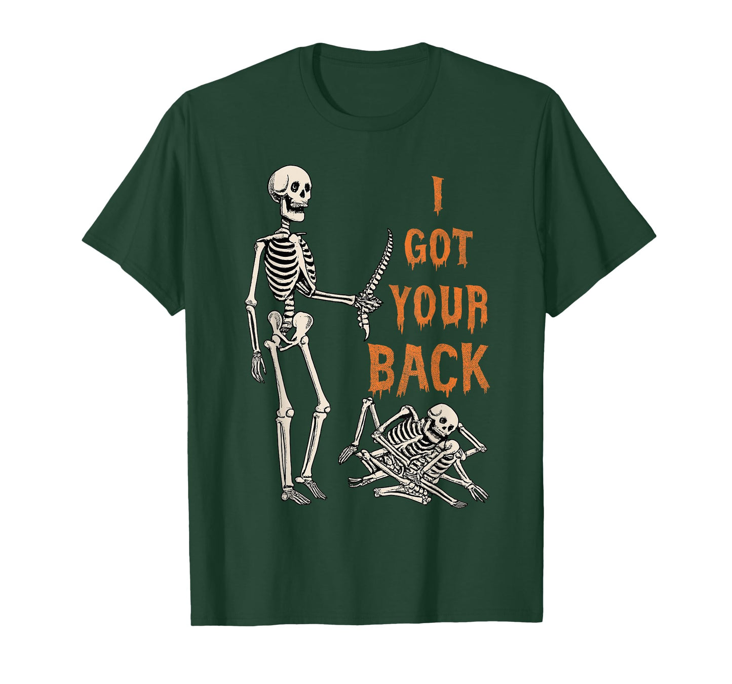Halloween Skeletons Ive Got Your Back Costume Men Women Kids T-Shirt