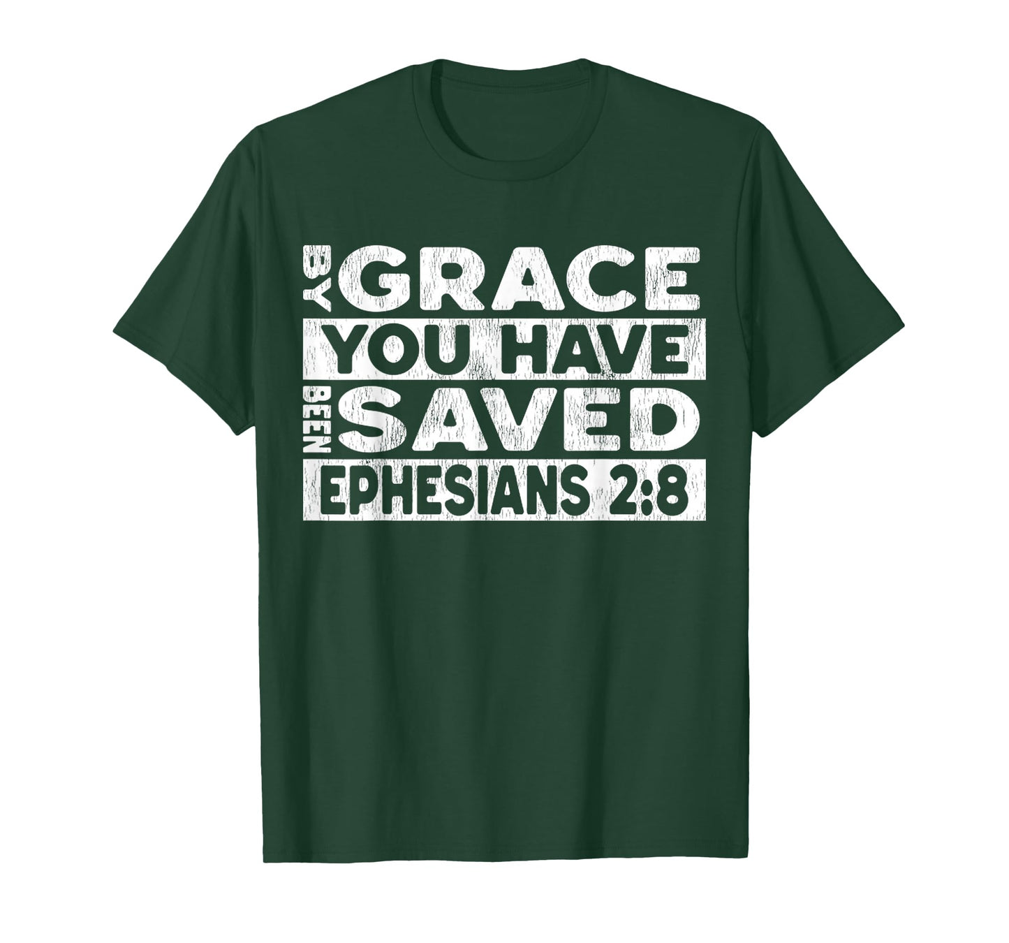 Vintage by Grace You Have Been Saved Faith Christian T-Shirt