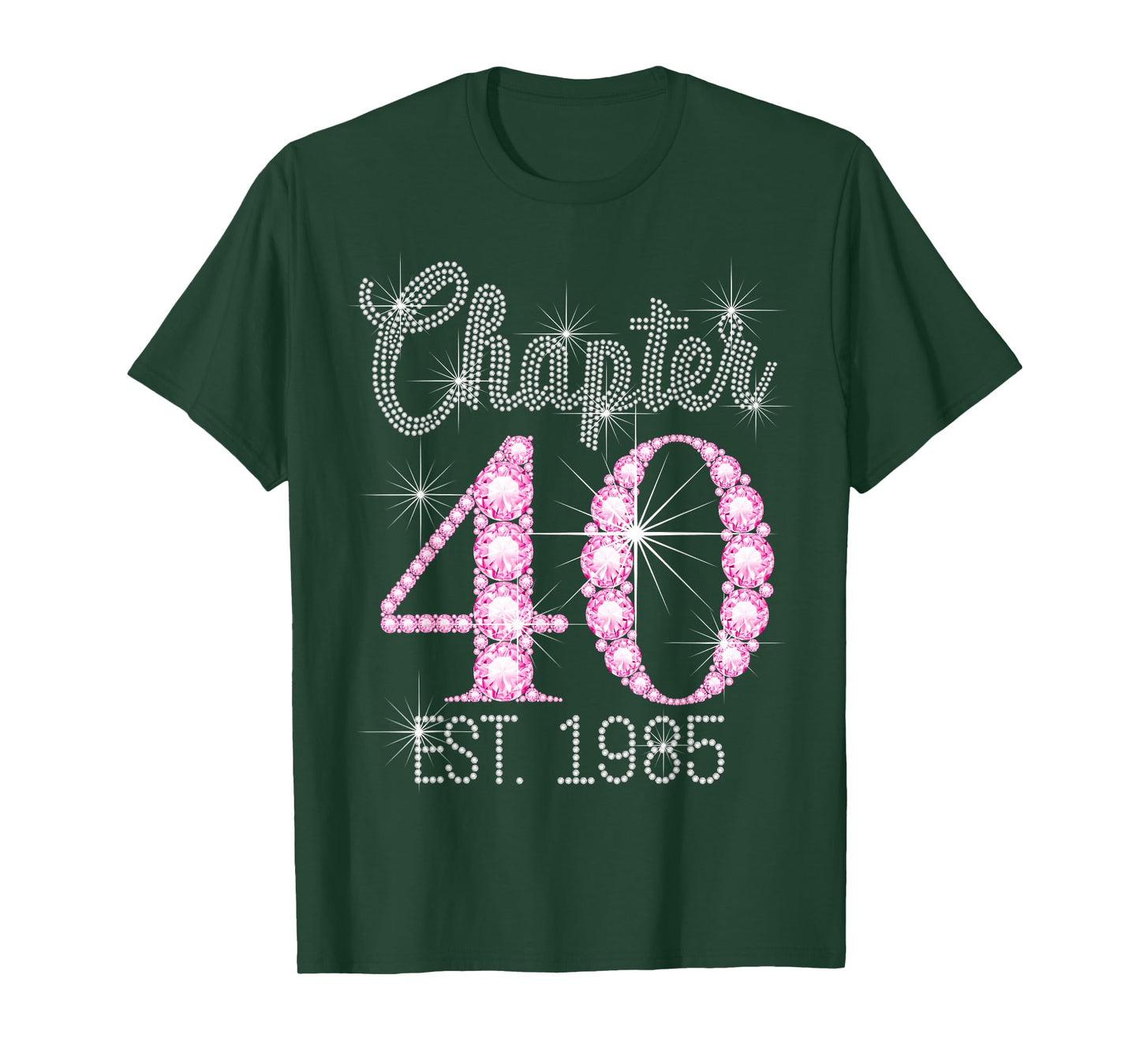 Chapter 40 EST 1985 Happy 40Th Birthday Girl T-Shirt