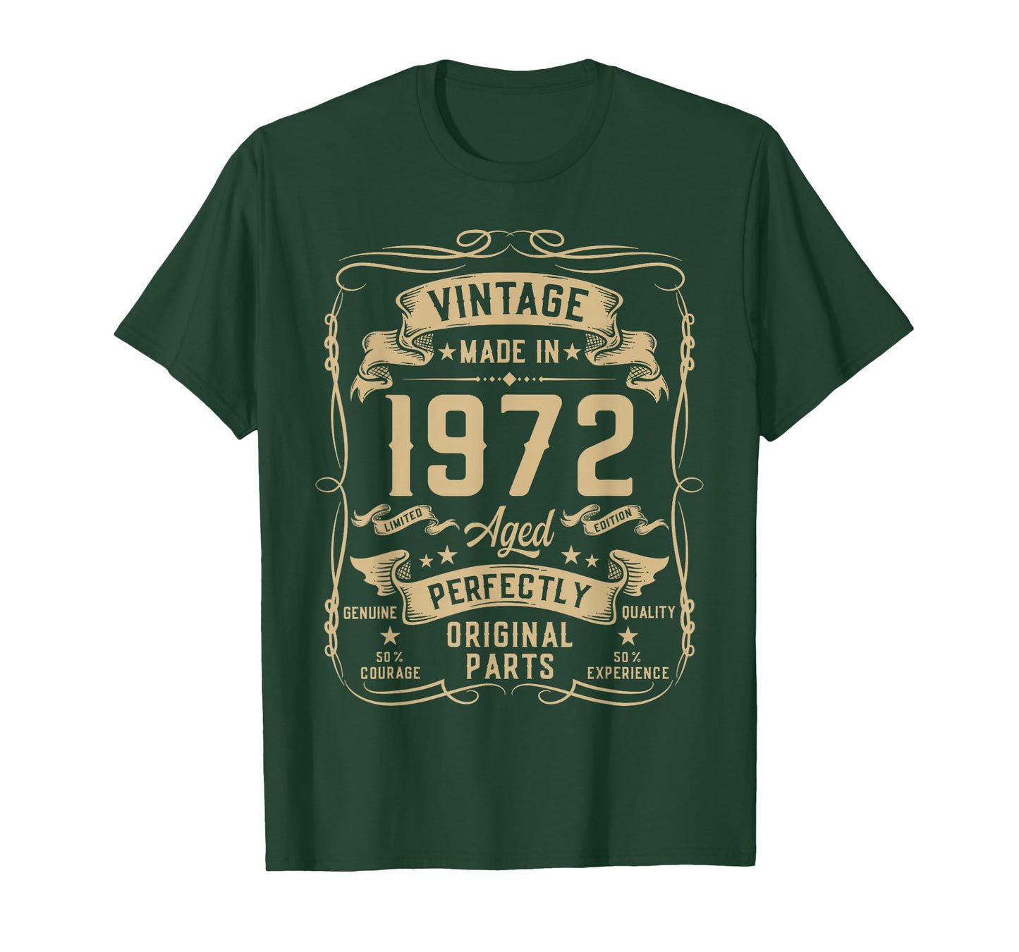 Vintage 1972 54yr 54th Birthday Gifts for Men 54 Years Old T-Shirt