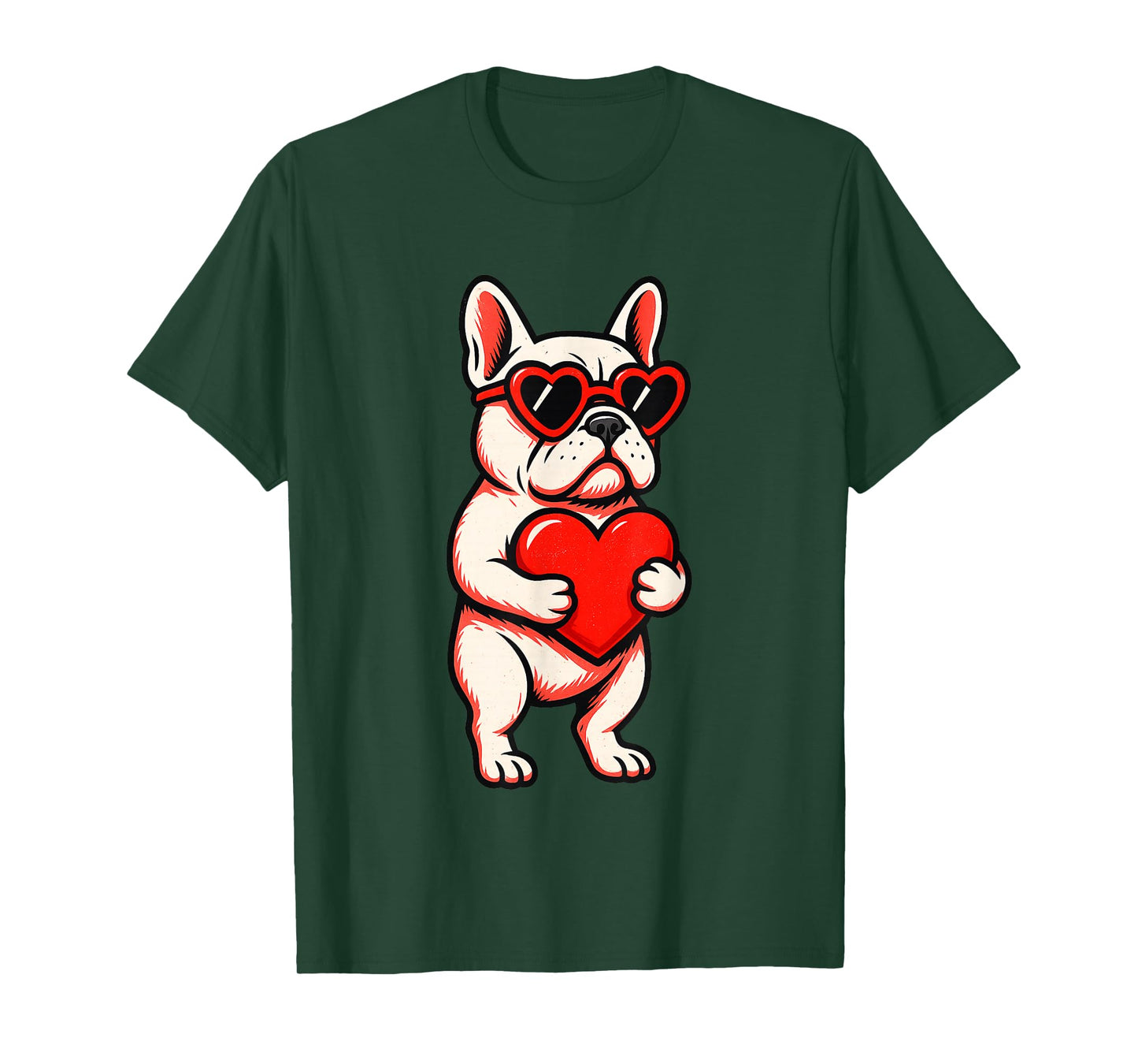 Valentines Day French Bulldog Dog Love Frenchie Lover T-Shirt