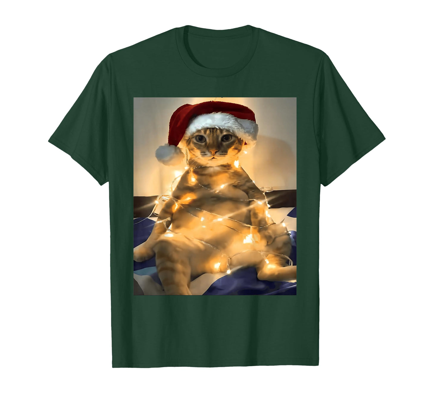 Funny Cat Christmas Meme Shirt Cute Holiday Meme Cat Xmas T-Shirt