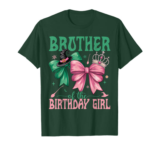 Brother of The Birthday Girl Matching Witch Family Bday Part T-Shirt