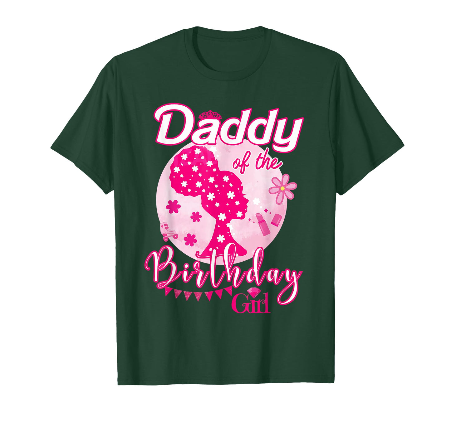 Daddy Of The Birthday Girl Doll Birthday Kid Family Matching T-Shirt