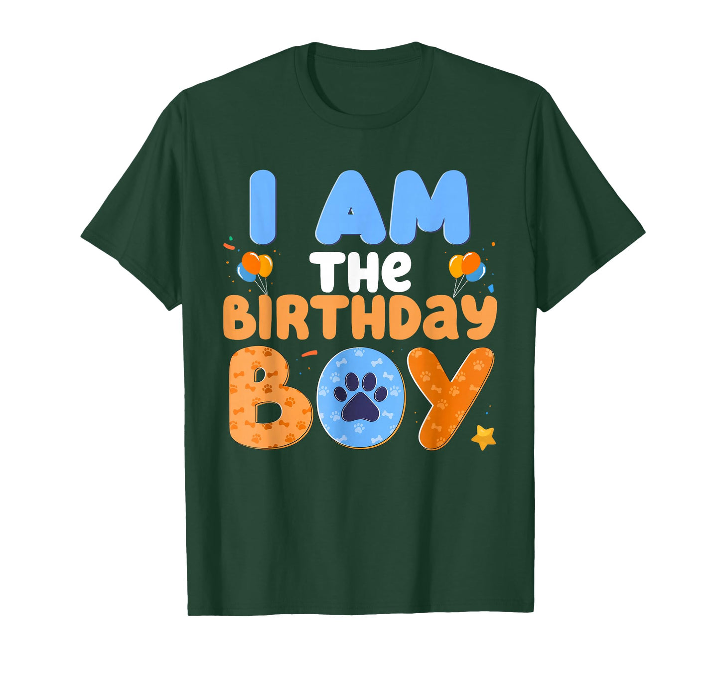 I'm The Birthday Boy Dog Lover Family Matching T-Shirt