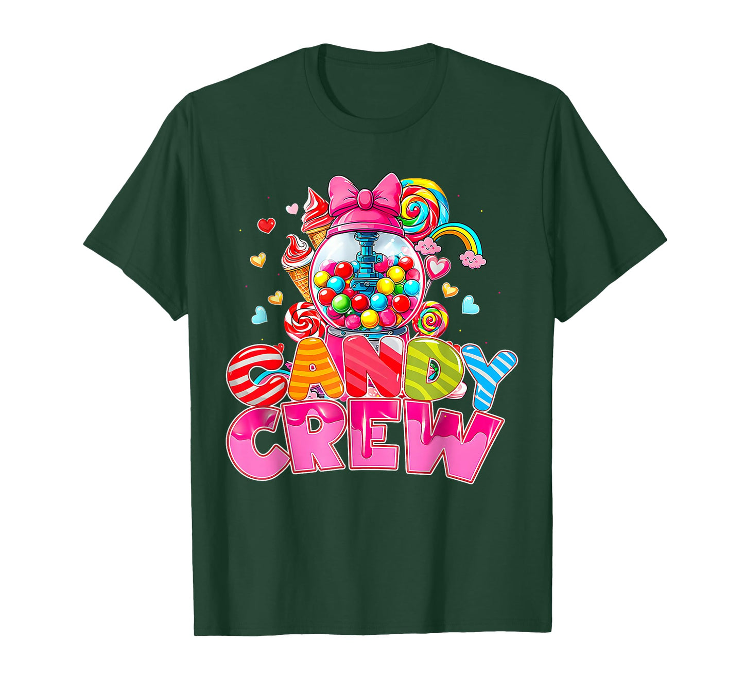 Candy Crew Candy Costume Women Candy Land Kids Sweetie T-Shirt