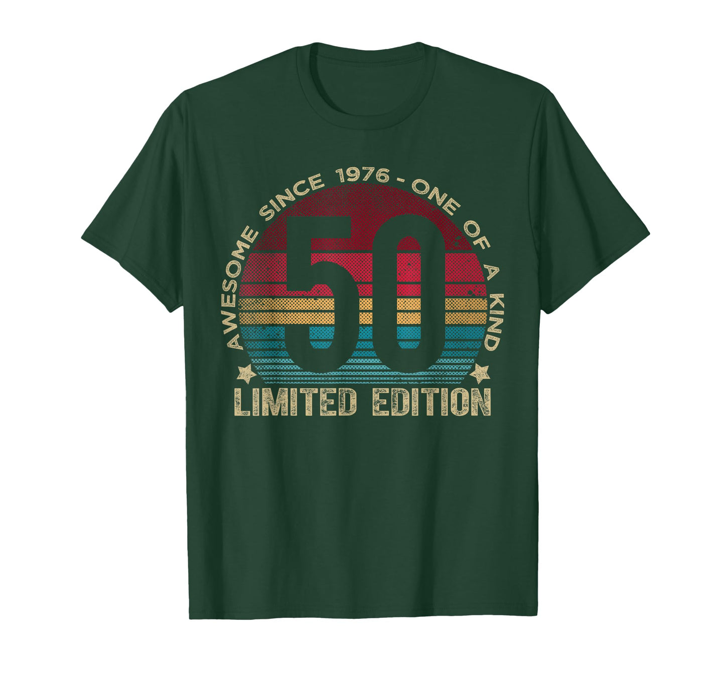 50 Year Old Gifts Vintage 1976 Limited Edition 50th Birthday T-Shirt