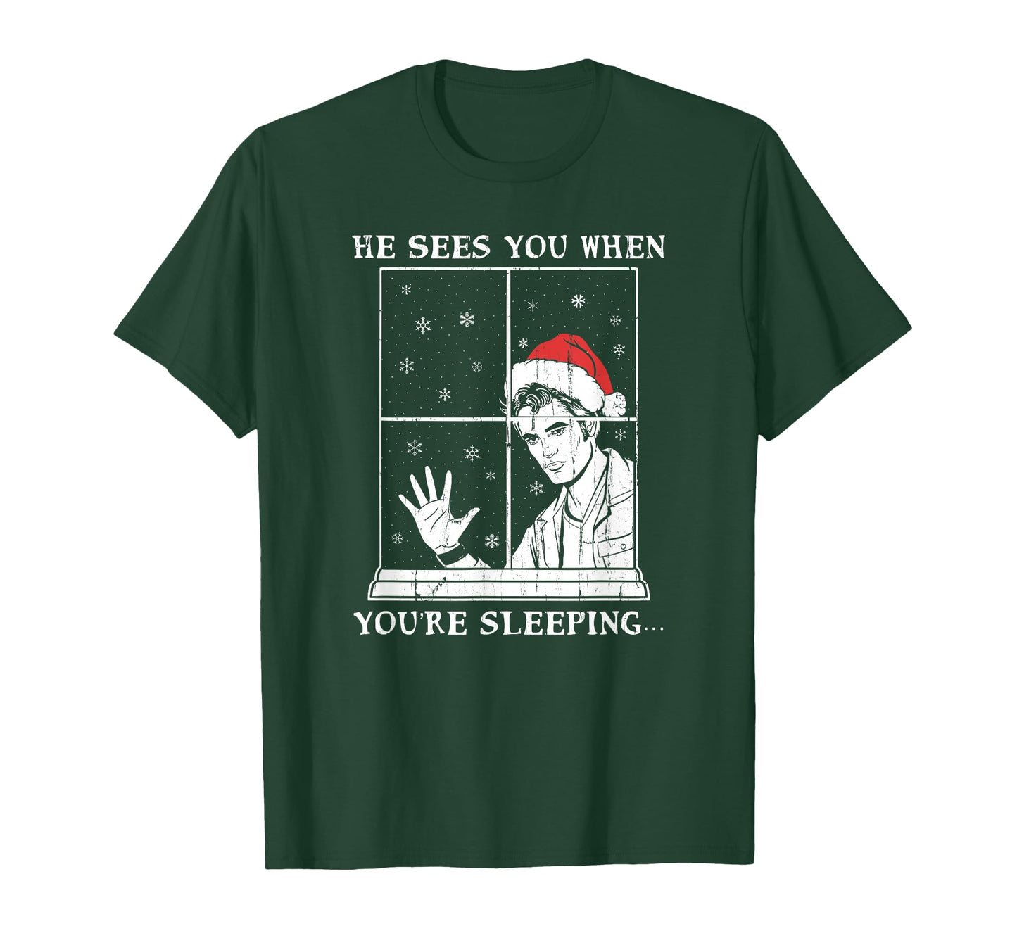 He Sees You When You are Sleeping T-Shirt