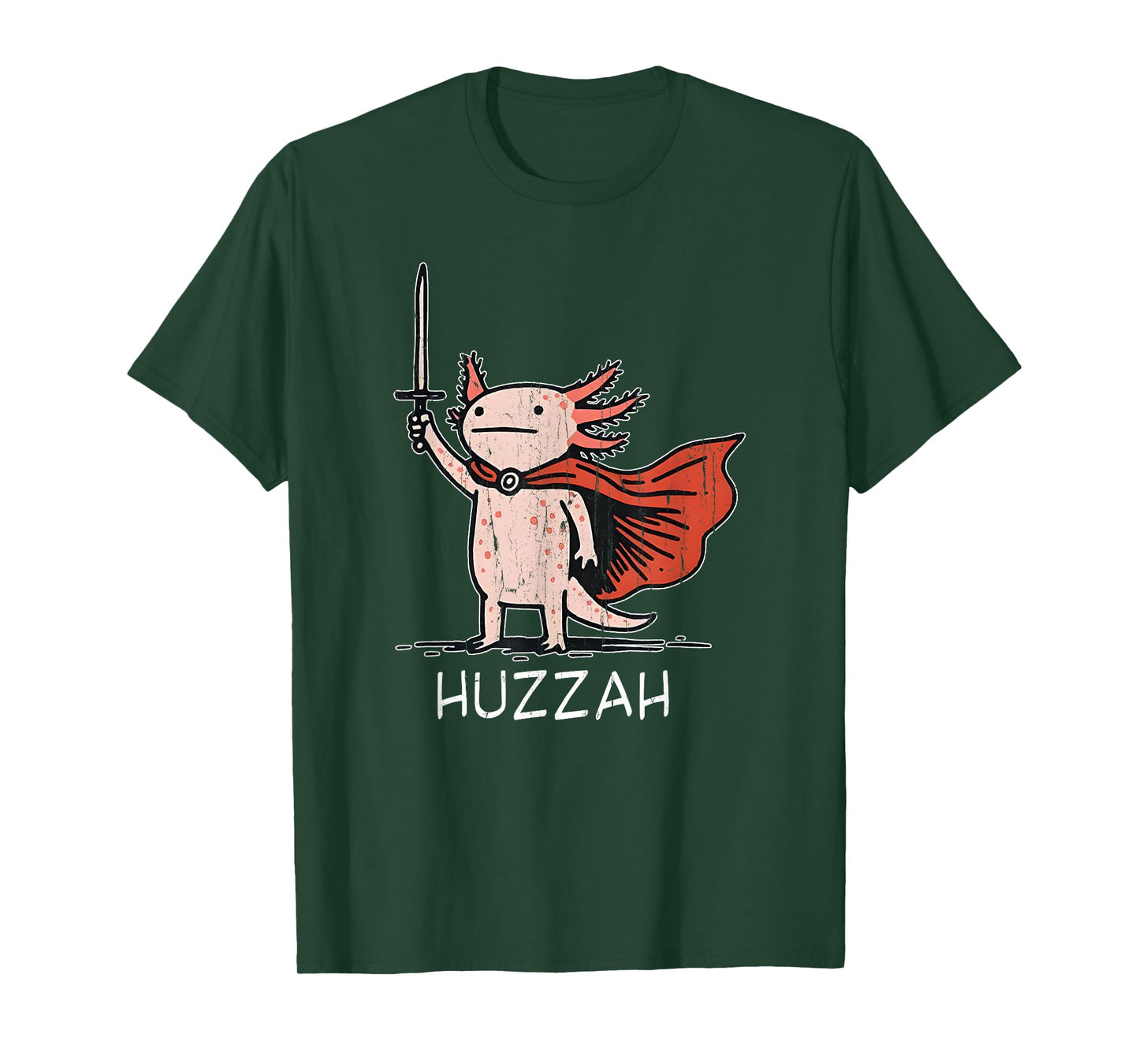 Huzzah Axolotl, Funny Axolotl Meme T-Shirt