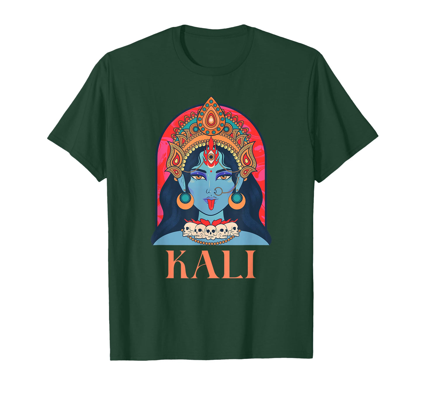 Kali Goddess Indian Deity, India Hindu Yoga T-Shirt