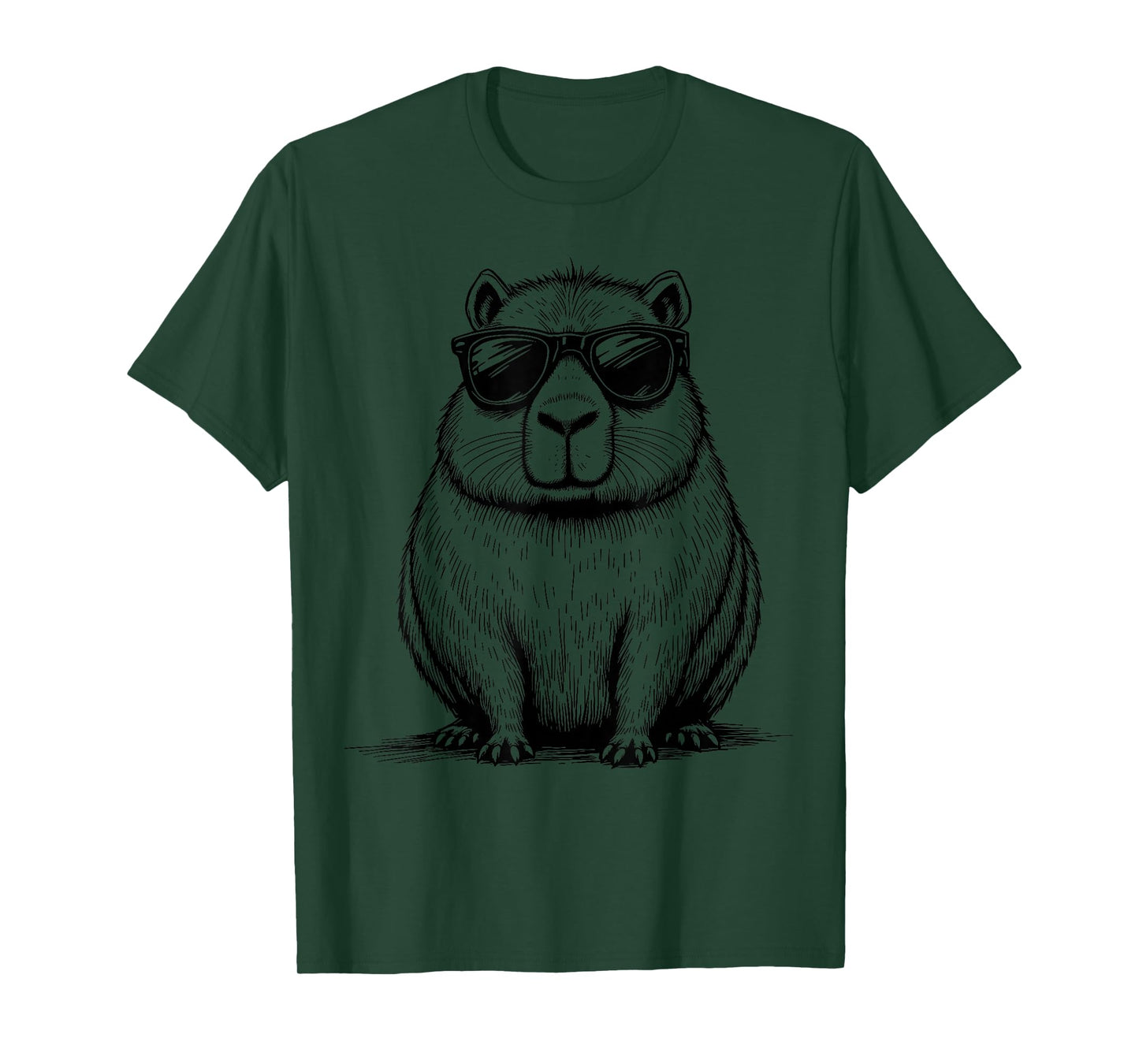 Cool Capybara With Sunglasses Funny Capybara T-Shirt
