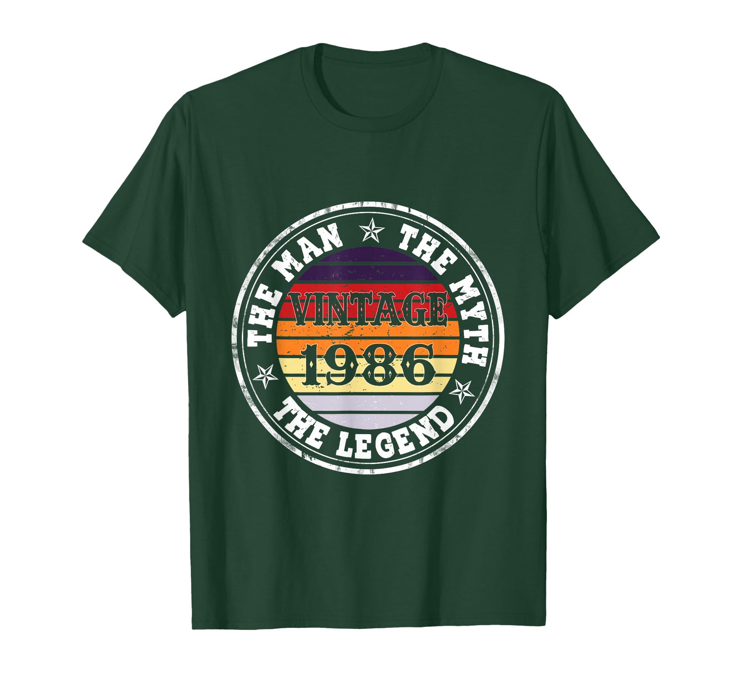 40th Birthday Gift Man Myth Legend 1986 40 for Years Old T-Shirt