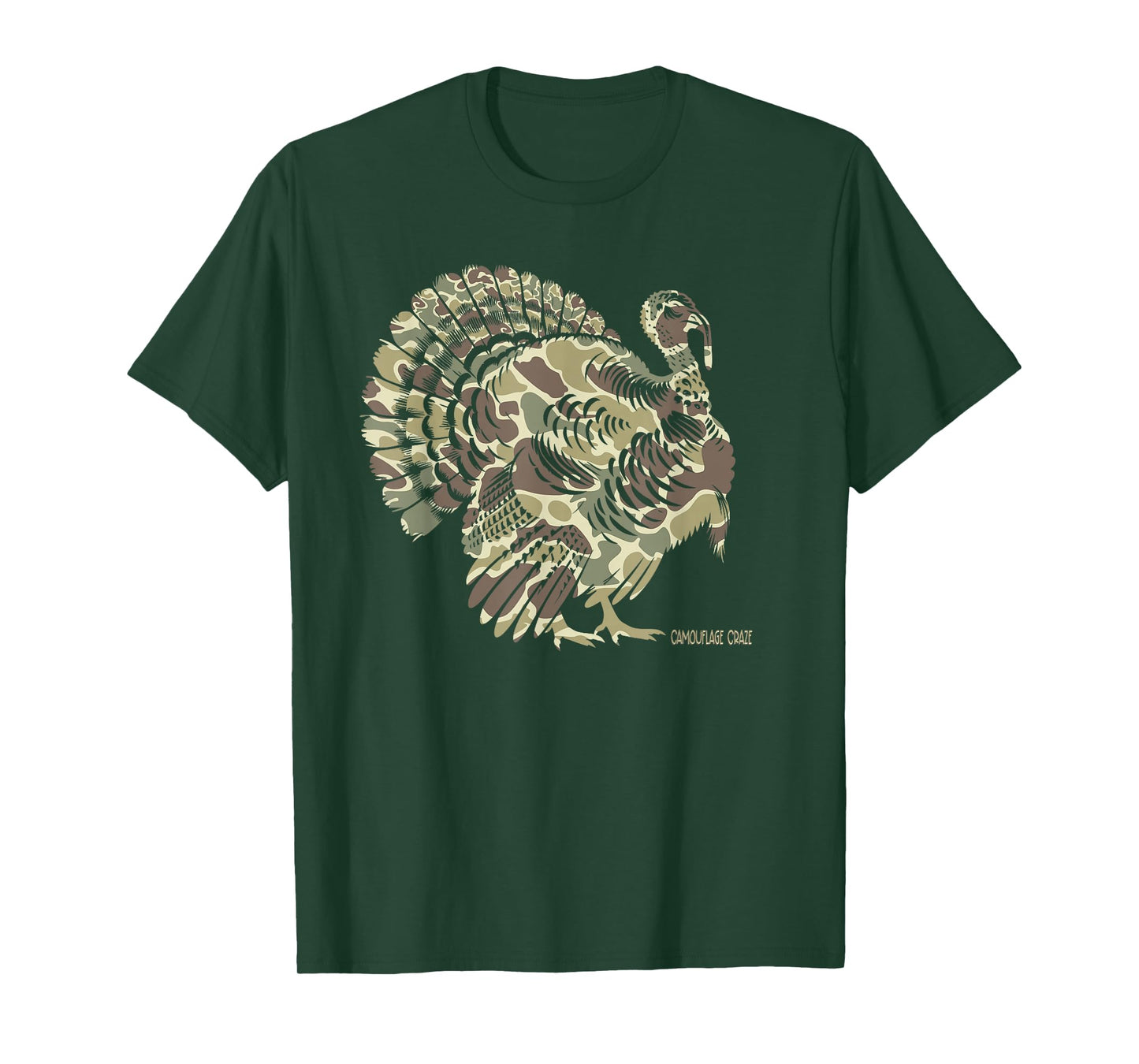 Wild Turkey Camouflage Camo Turkey Hunting Camo Hunter T-Shirt