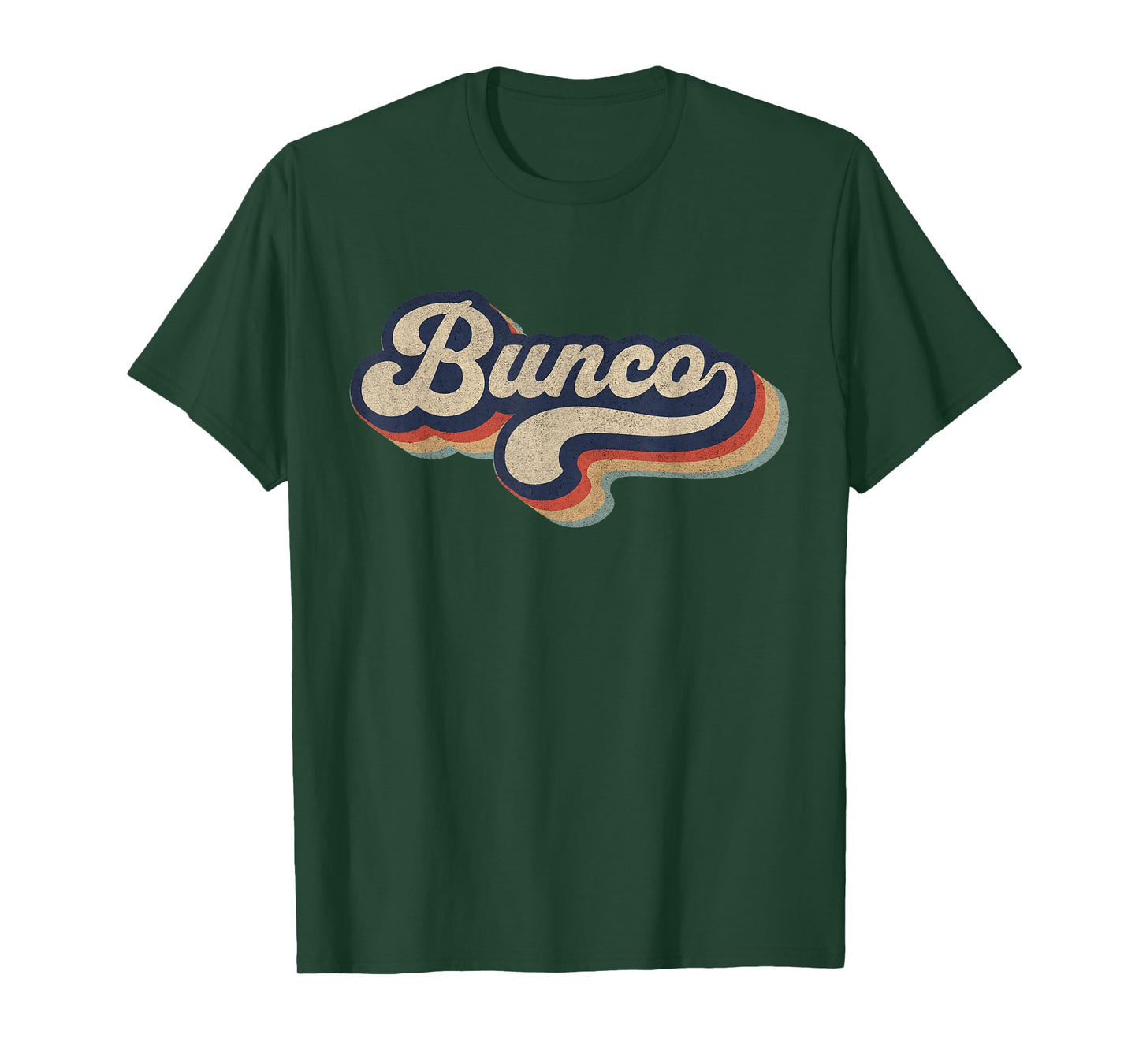 Brunco Vintage Bunco Dice Game Mens Womens T-Shirt