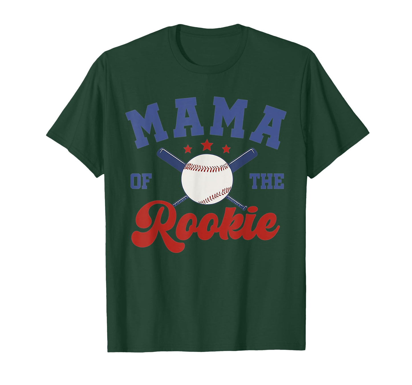 Mama of Rookie of Year 1st Birthday Baseball Theme Matching T-Shirt