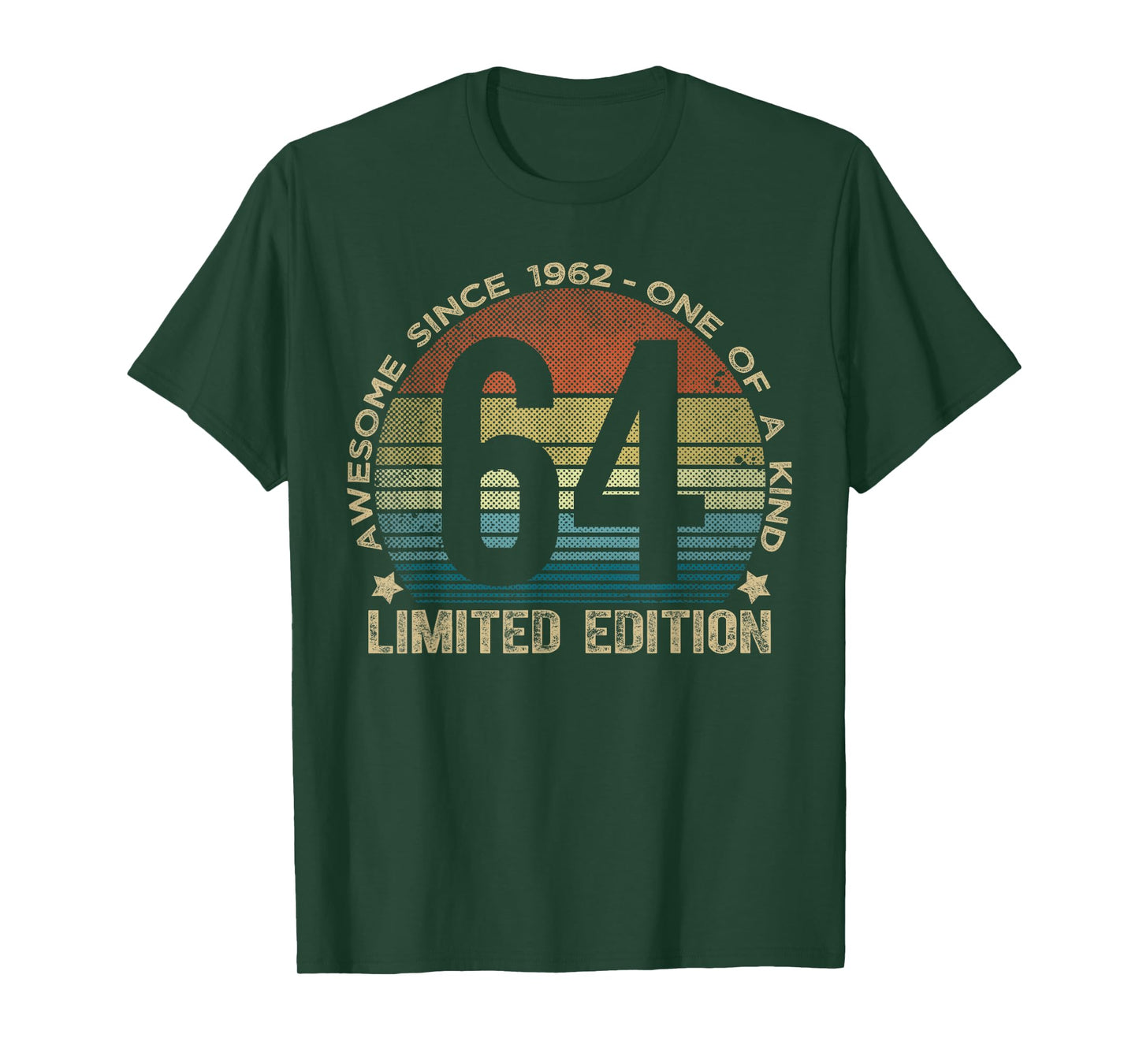 64 Year Old Gifts Vintage 1962 Limited Edition 64th Birthday T-Shirt