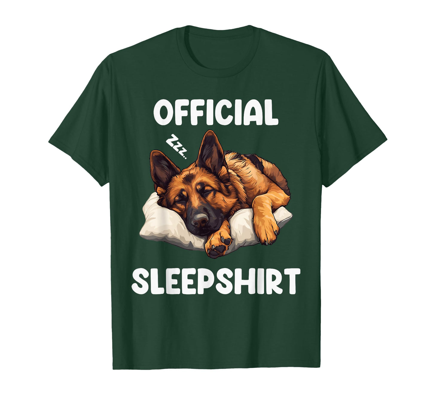 Official German Shepherd Sleepshirt Dog Lover pajamas T-Shirt