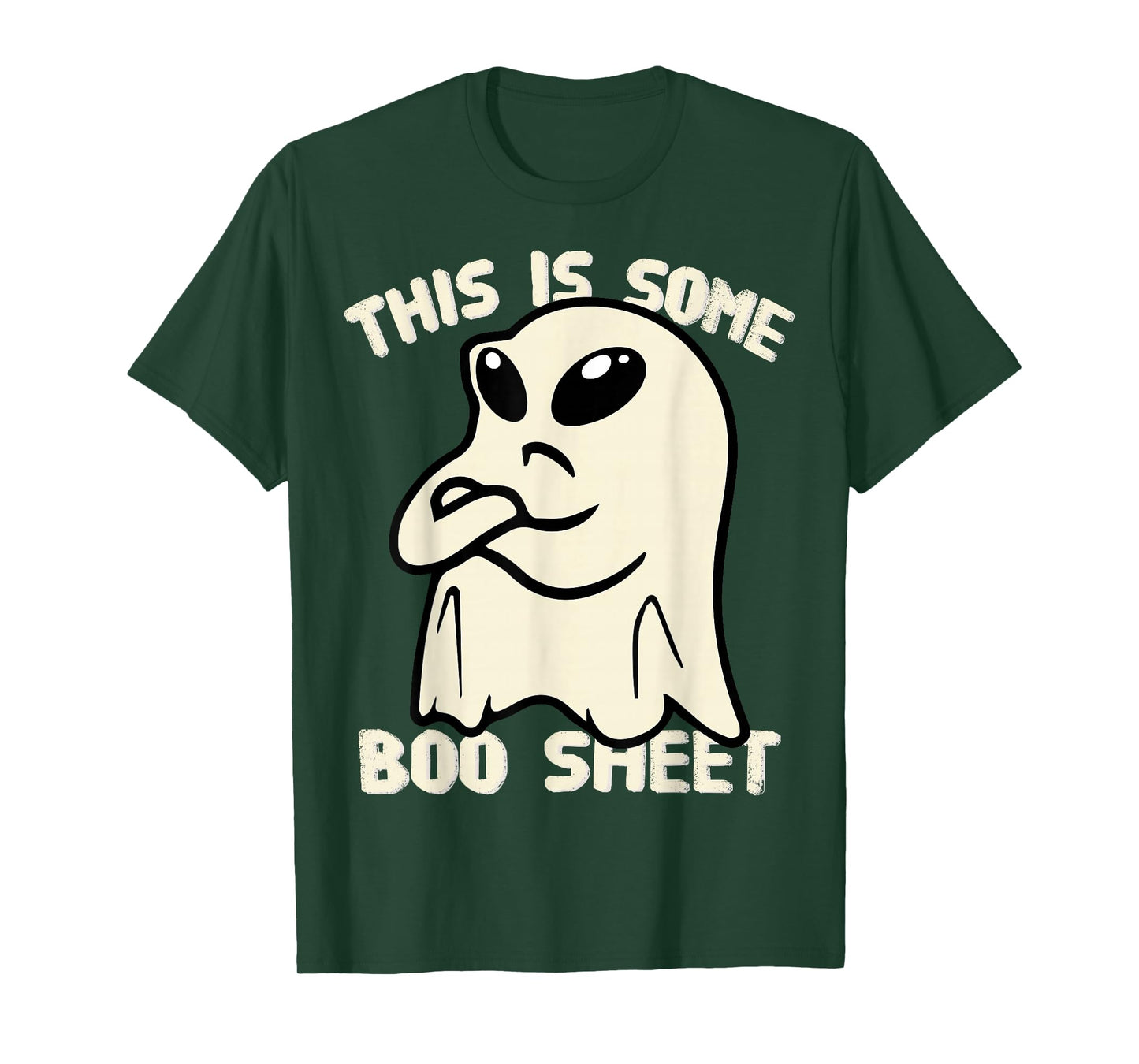 Resident Ghost Alien Eyes This is Some Boo Sheet Bullshit T-Shirt