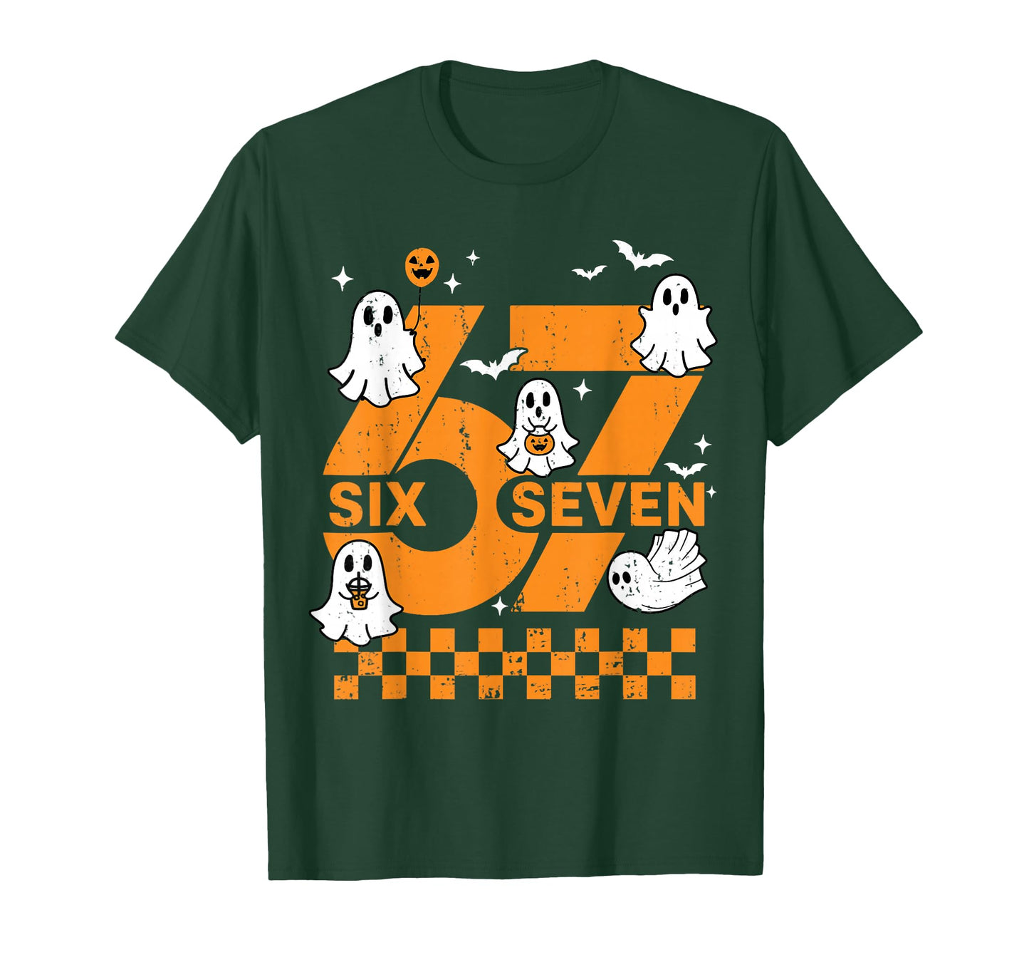 67 Six Seven Meme Fun 6 7 Couple Matching Halloween Costume T-Shirt