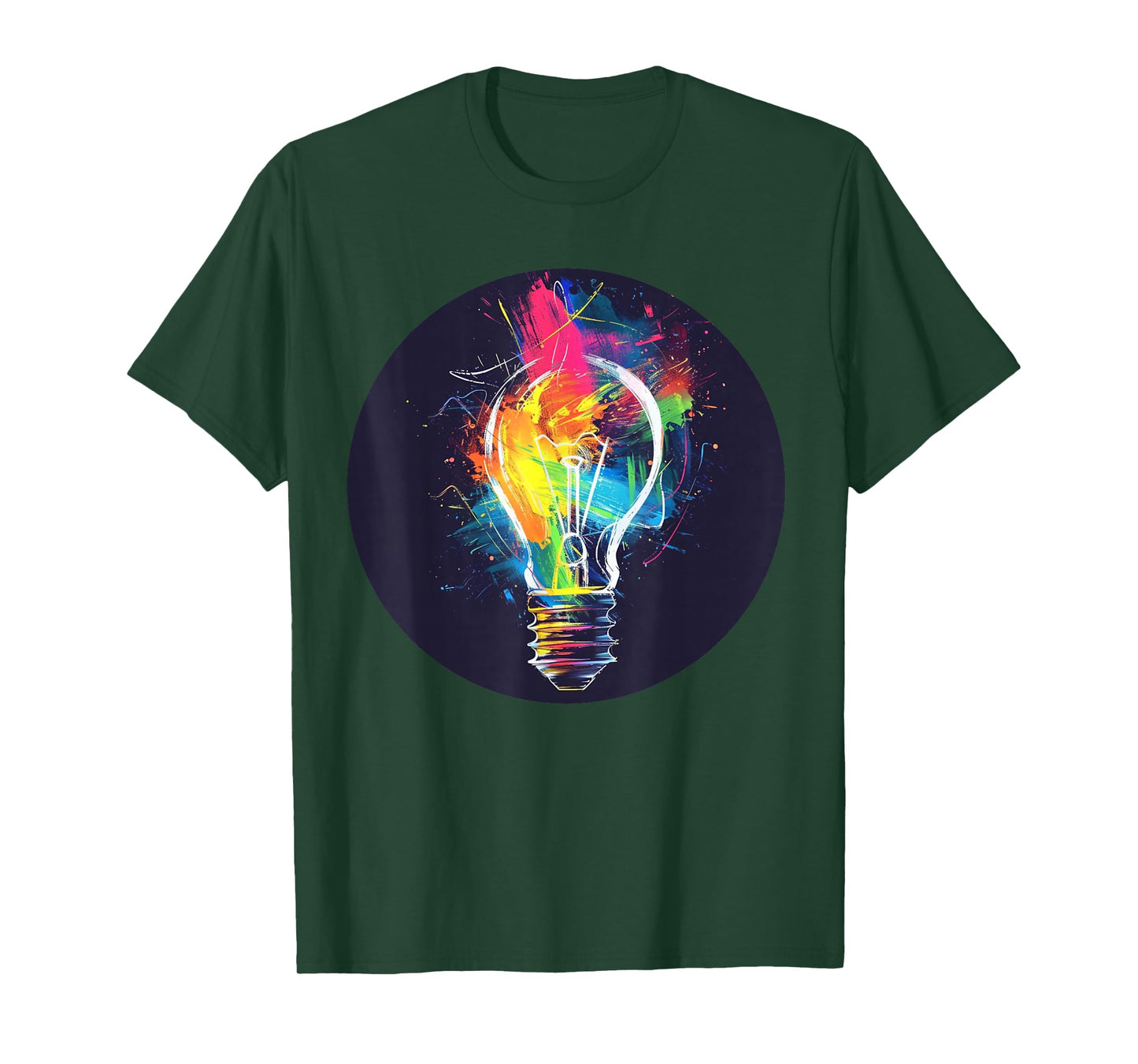 Cool multicolor Light Bulb Costume for Boys and Girls T-Shirt