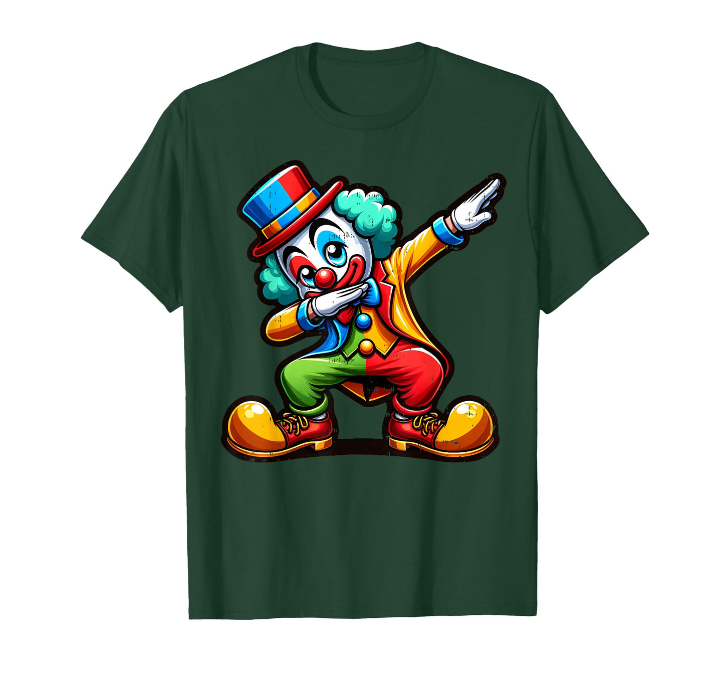 Clown Dabbing Funny Dancing Dab Boys Girls Kids T-Shirt
