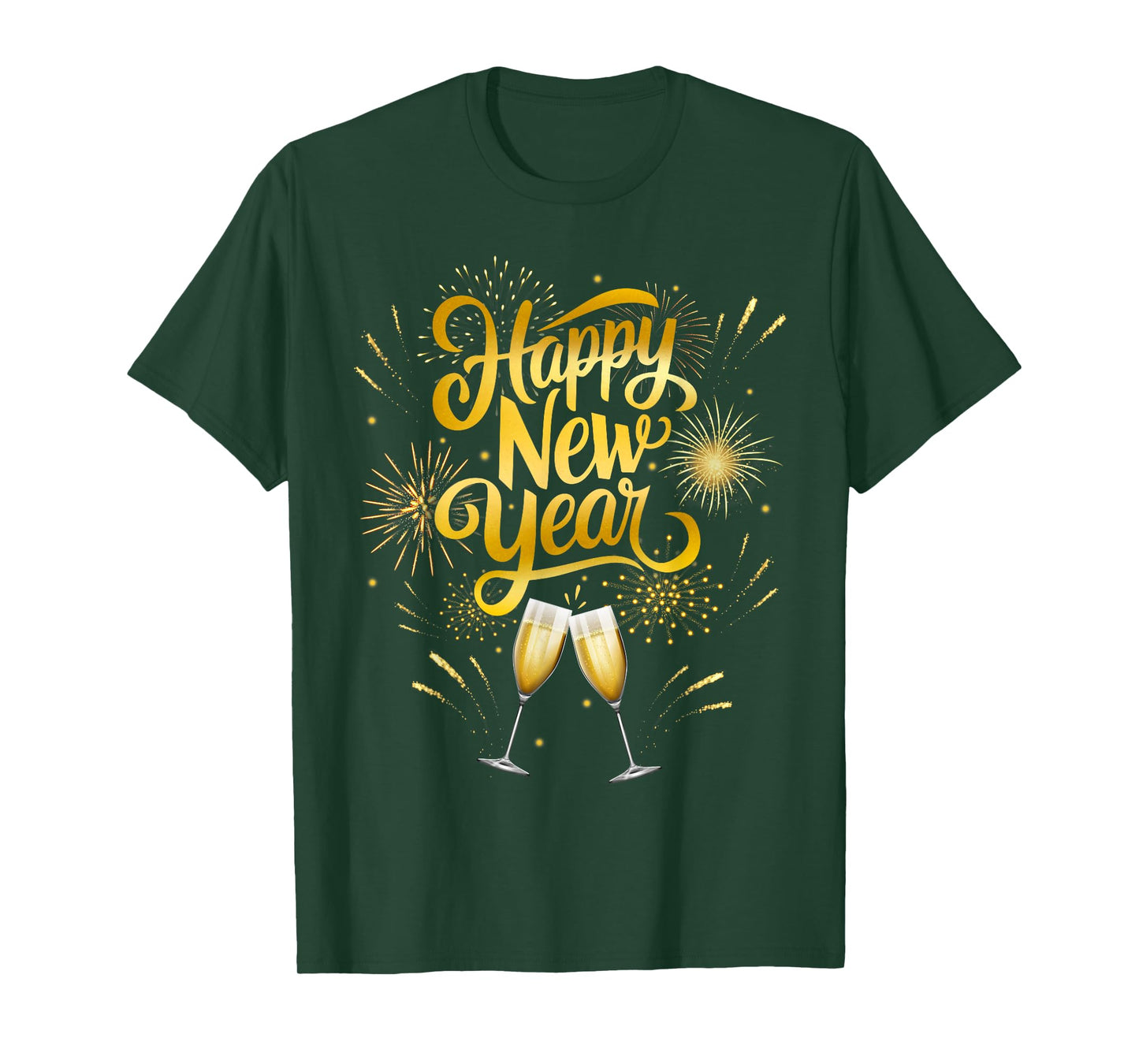 New Years Eve Party Supplies 2026 Happy New Year Fireworks T-Shirt