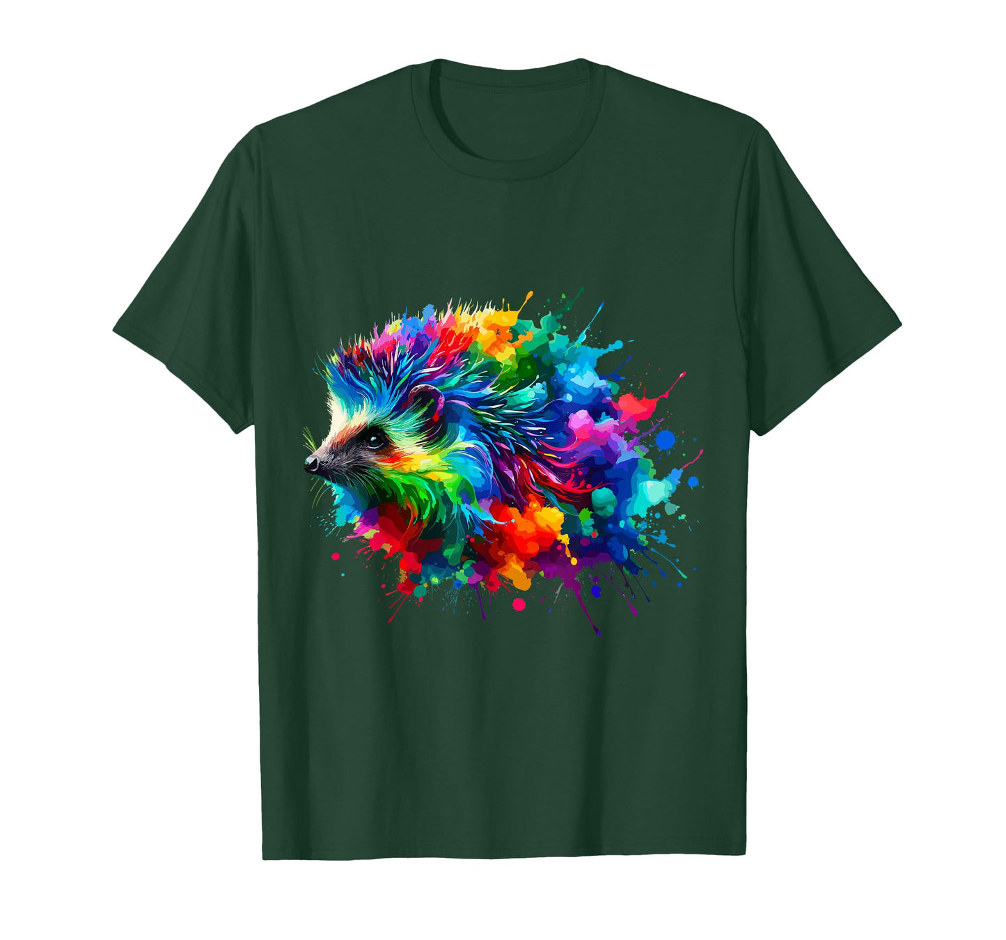 Splash Art Hedgehog Hedgehogs T-Shirt