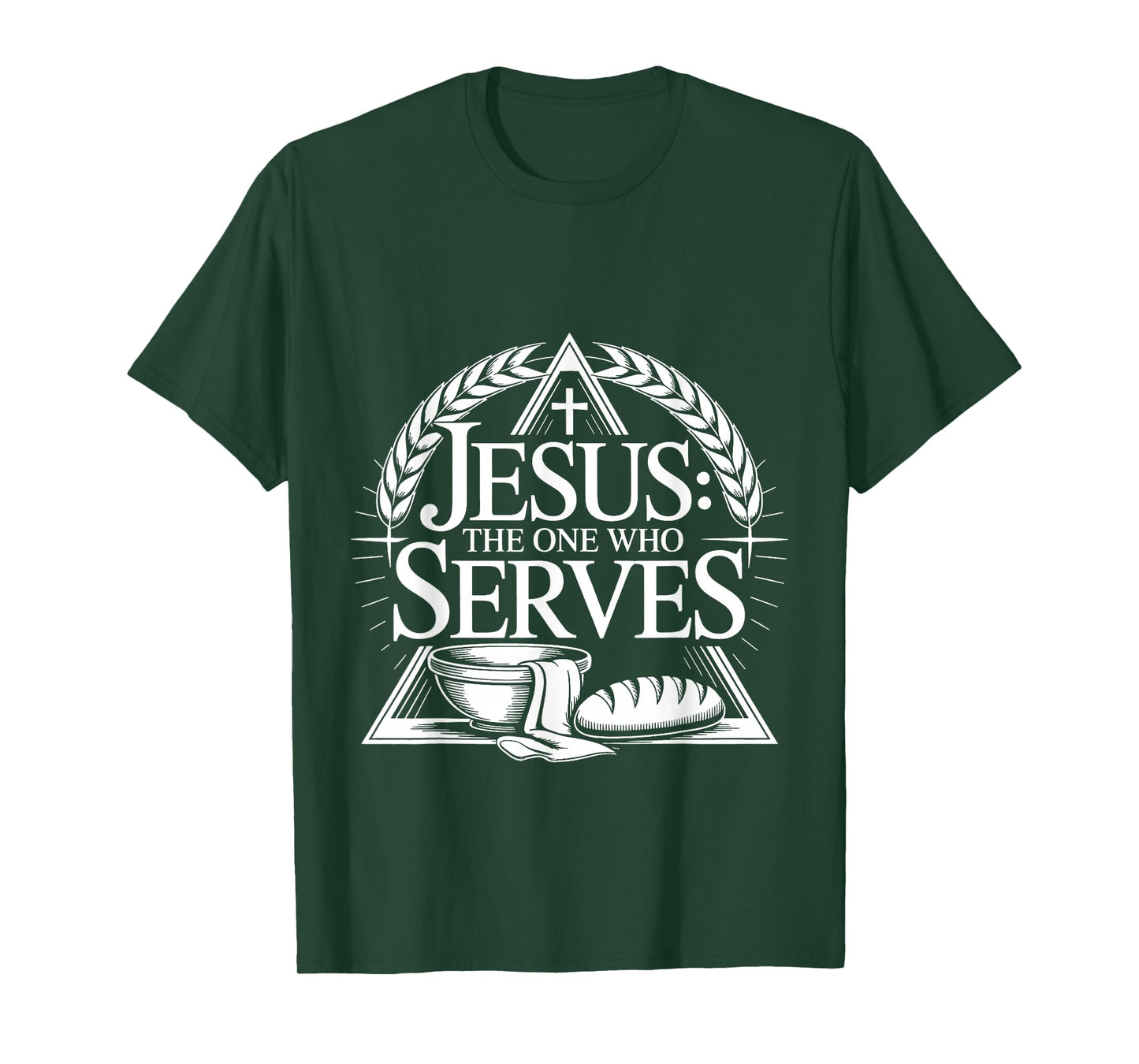 Jesus The One Who Serves Religious Pickleball - T-Shirt