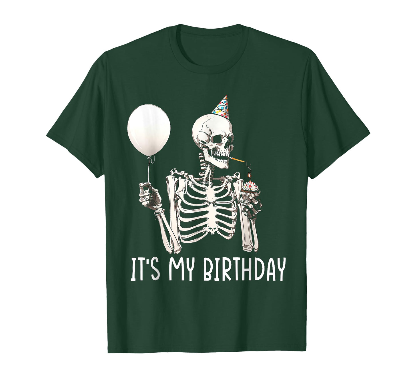 It's My Birthday Halloween Skeleton T-Shirt