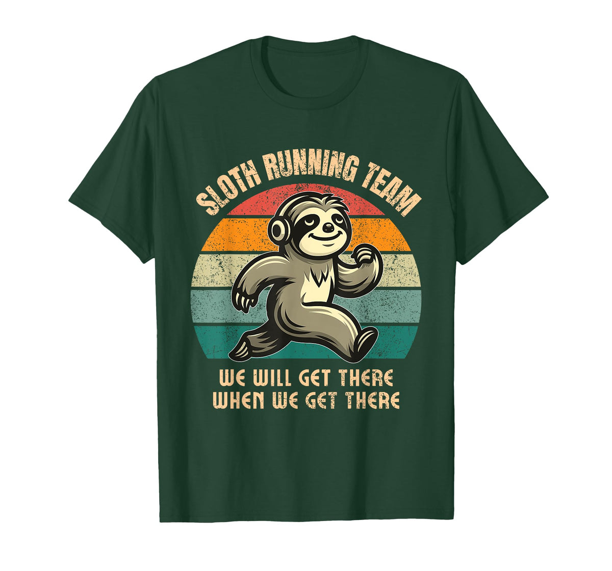 Sloth Running Team. 13.1 Miles Half Marathon. Slow Runner T-Shirt