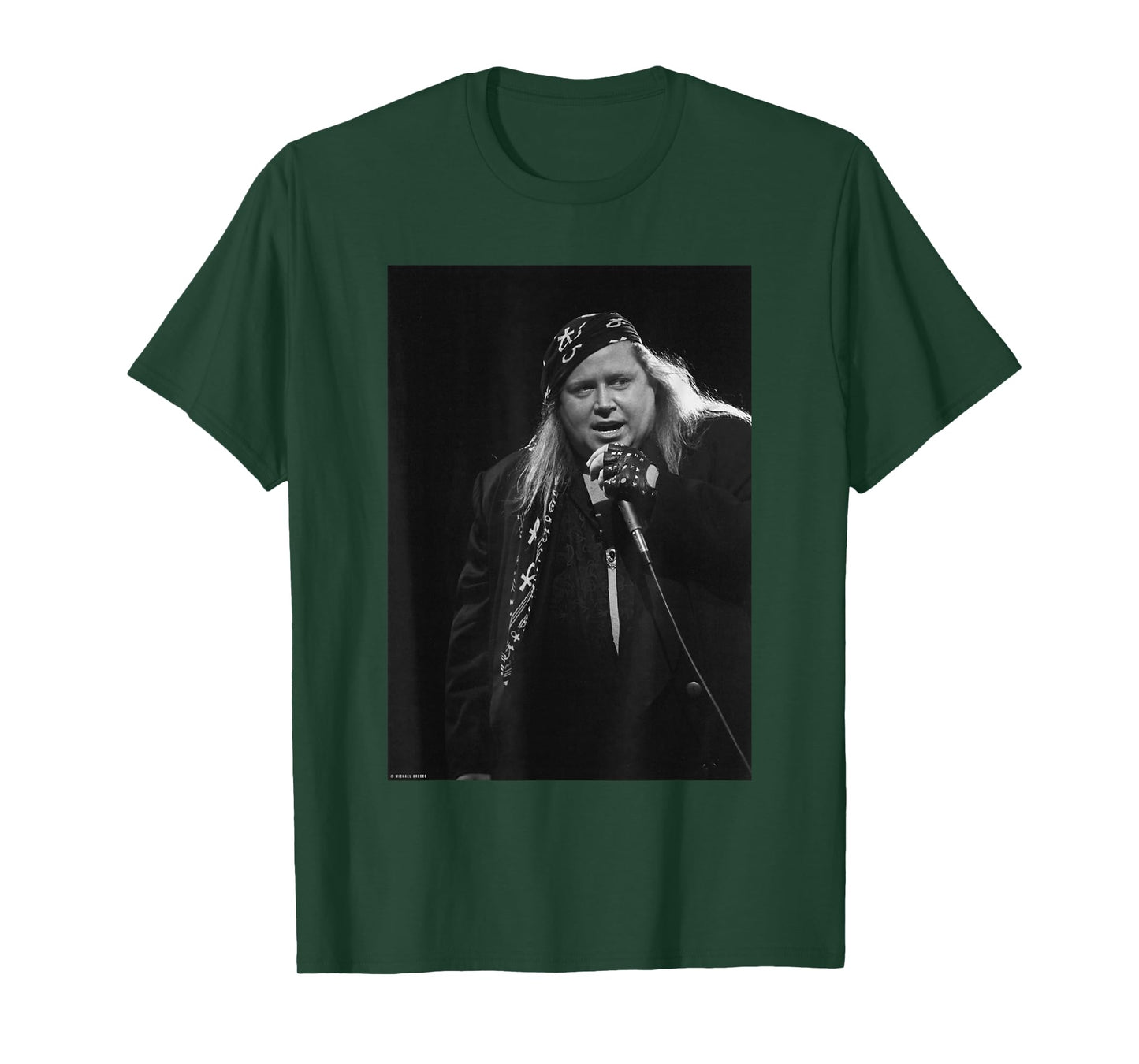 Sam Kinison Comedy Hero at Malibu Home by Michael Grecco T-Shirt