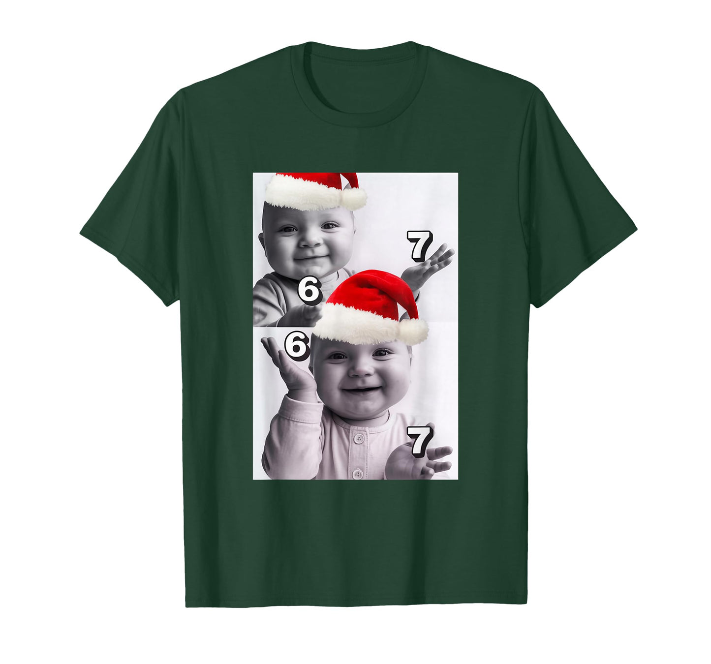 Niche Baby gen z Meme ai Viral Giggling Laughing 67 Meme T-Shirt