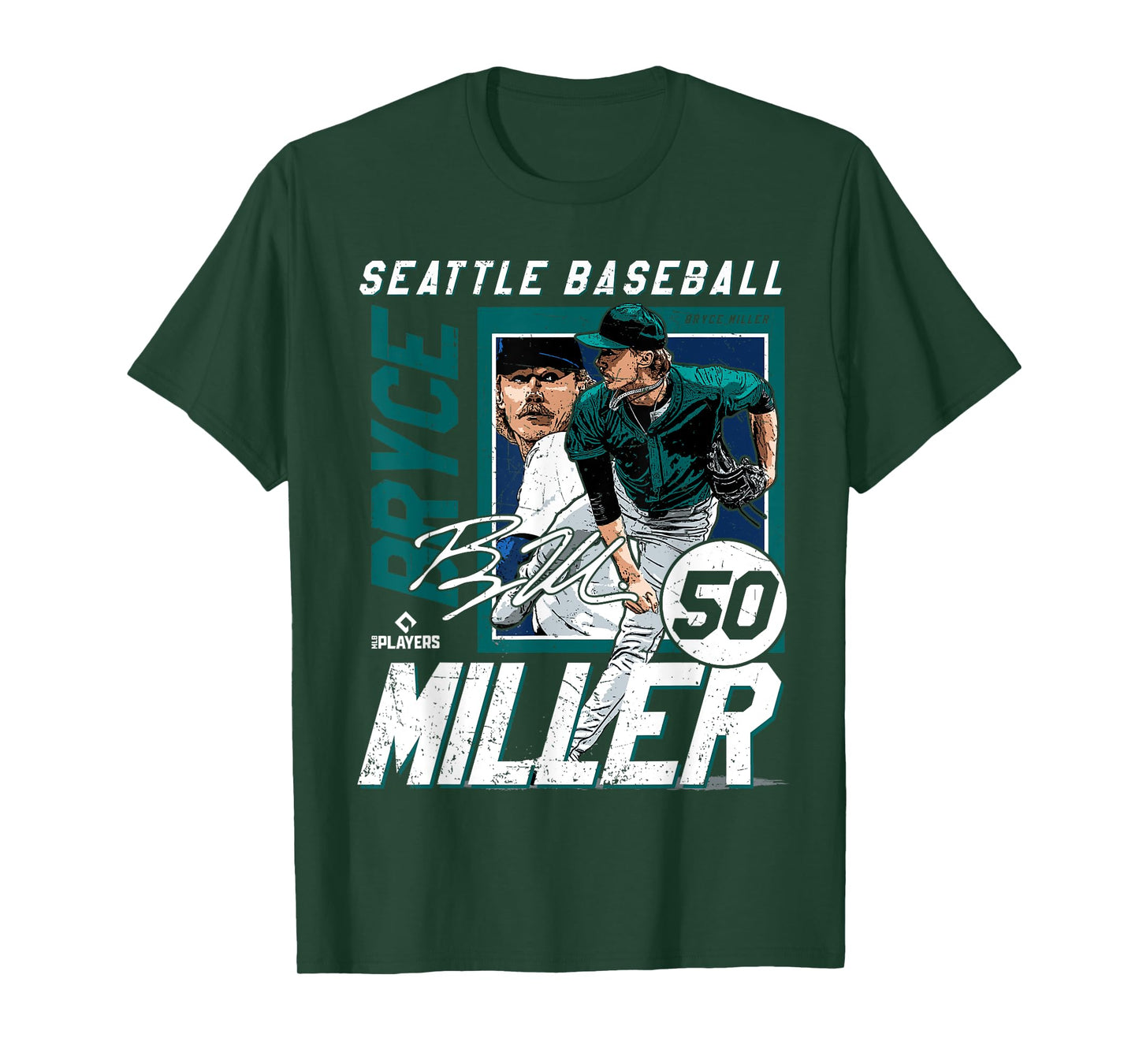 Bryce Miller | Seattle MLB Baseball Player | MLBBMI203M T-Shirt