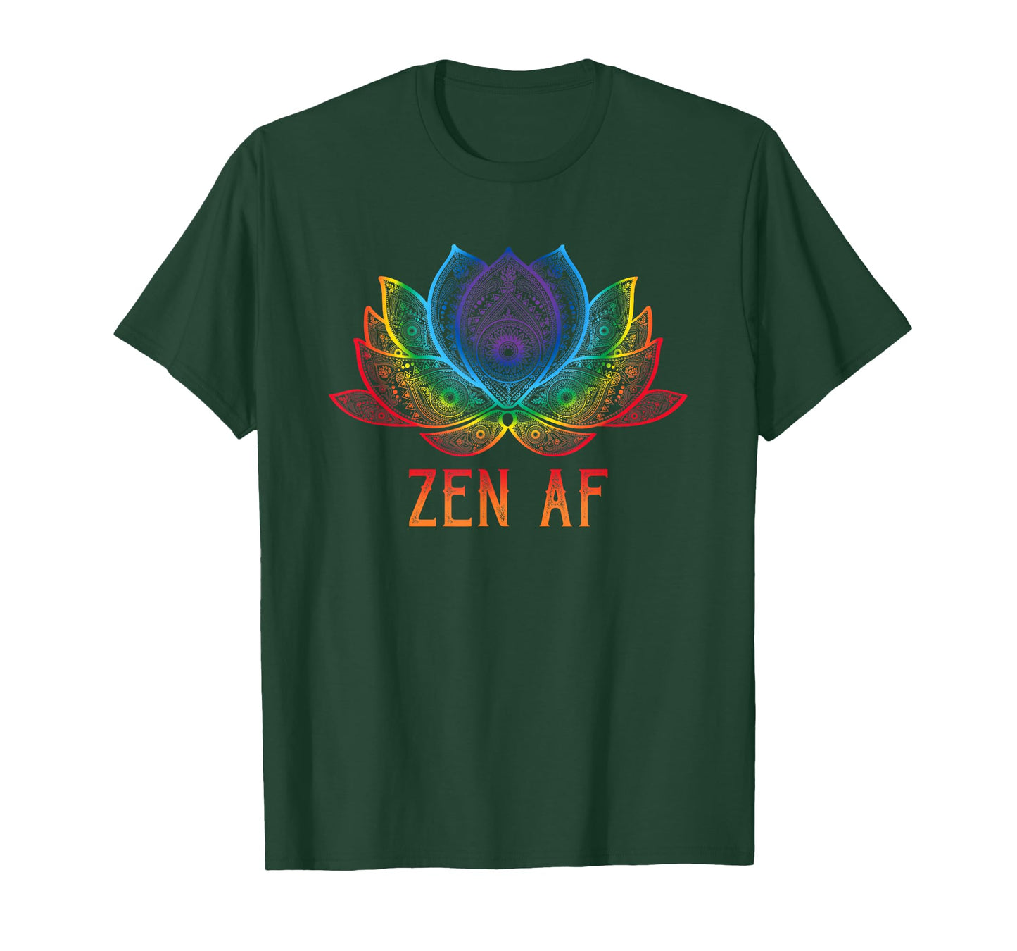 Funny Lotus Flower Zen AF Sarcastic Yoga Lover Shirt