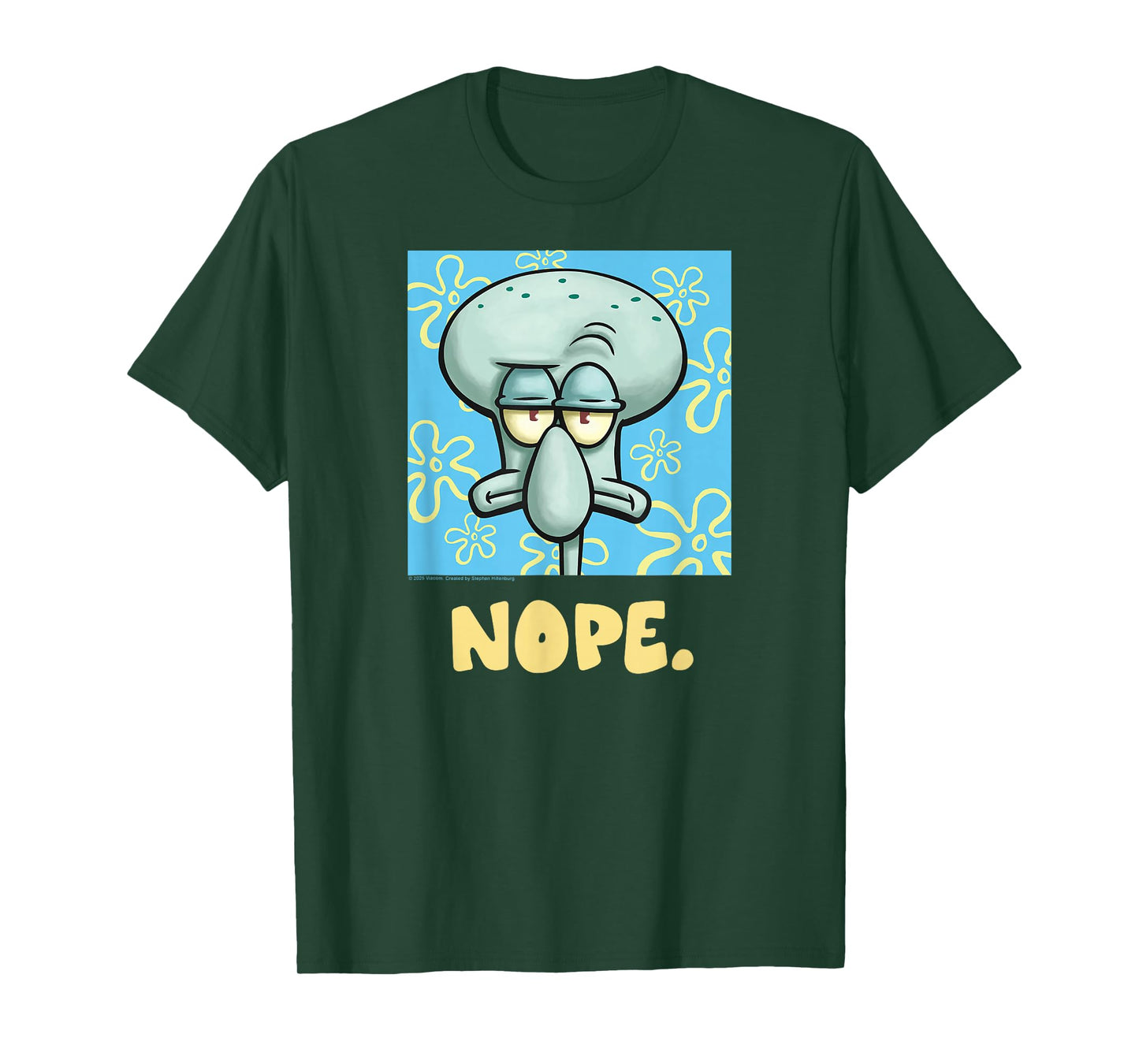 SpongeBob SquarePants - Squidward NOPE T-Shirt