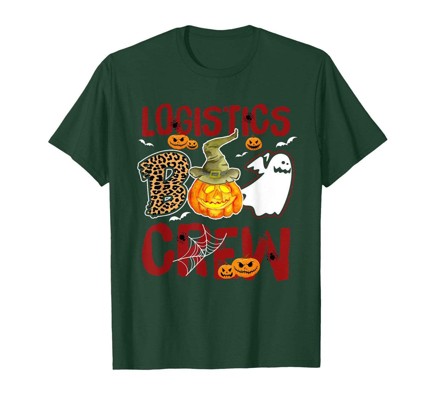 Logistics Boo Crew Halloween Logistics Manager Costume T-Shirt