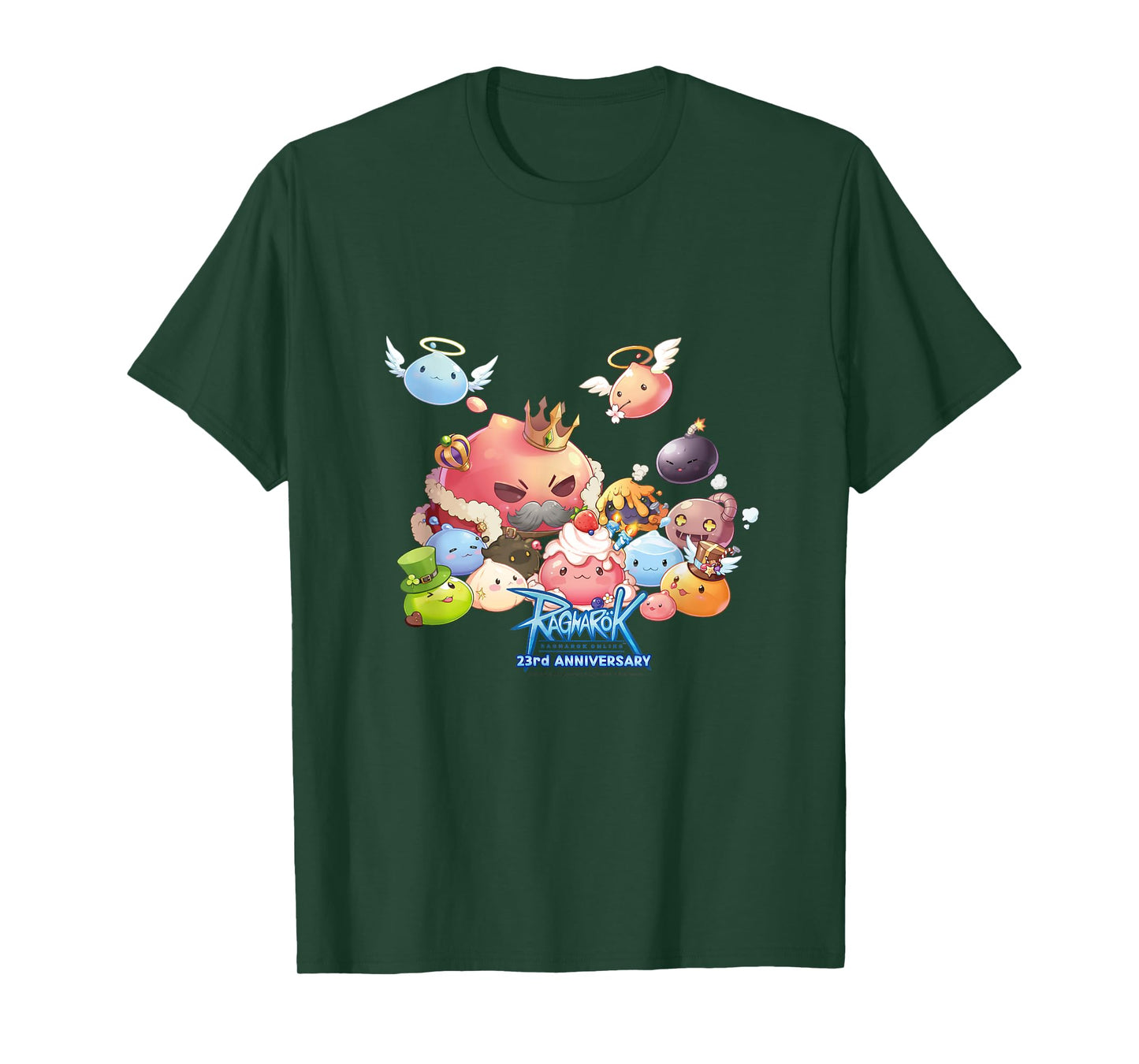 Ragnarok Poring Parade – 23rd Anniversary Character Art T-Shirt