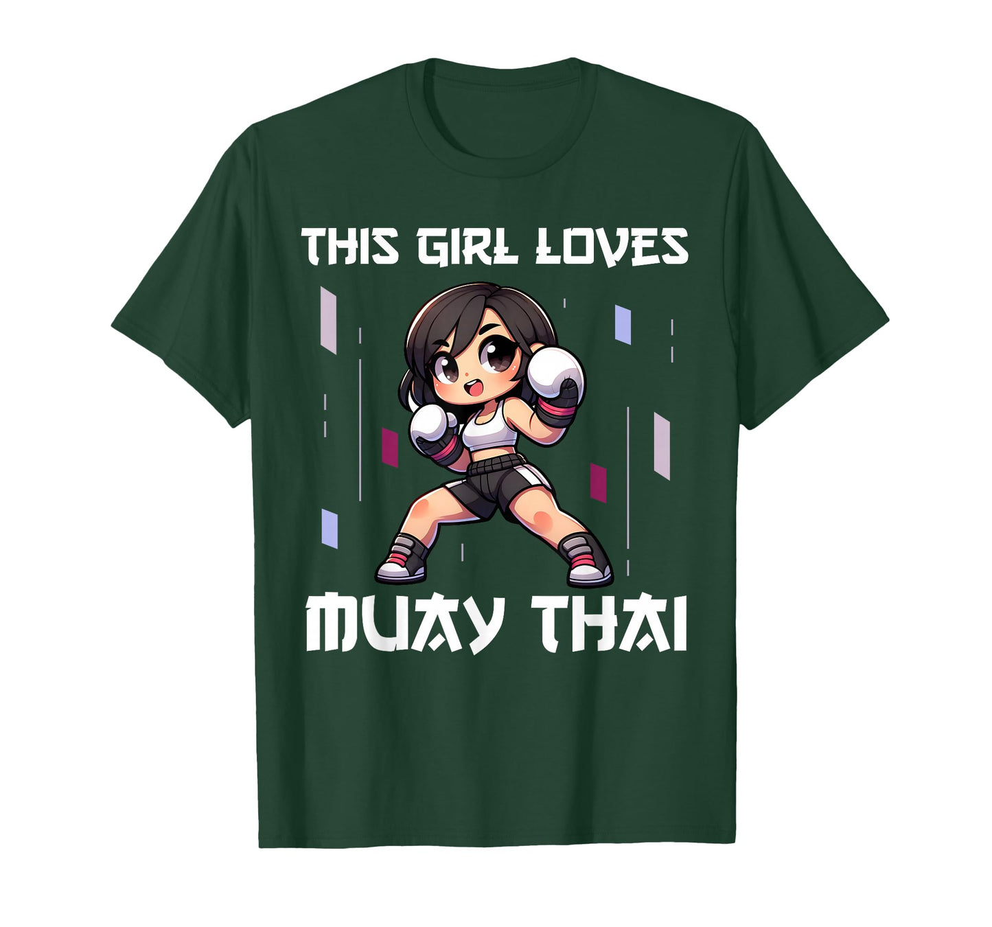 This Girl Loves Muay Thai, Funny Muay Thai, Girls Kids T-Shirt