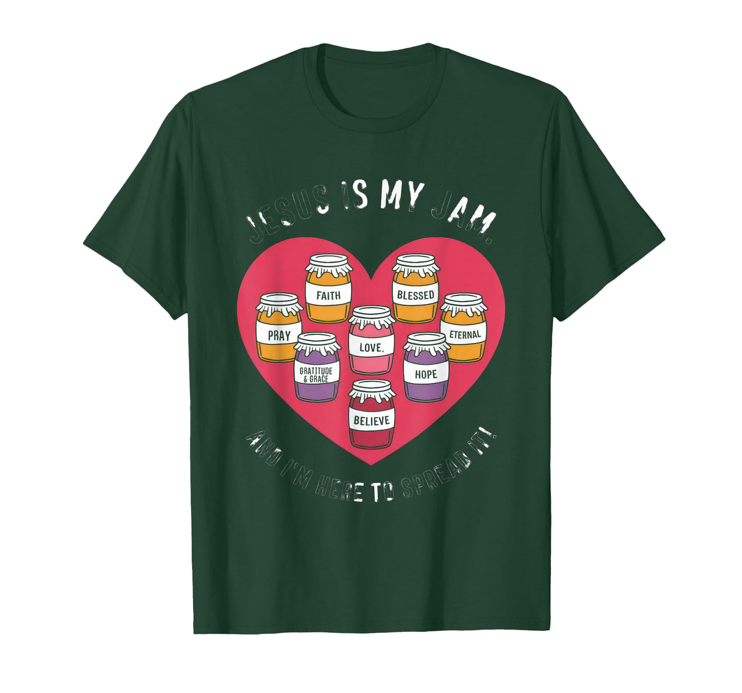 Jesus is My Jam Tshirt Men Women Christian Bible Verse T-Shirt