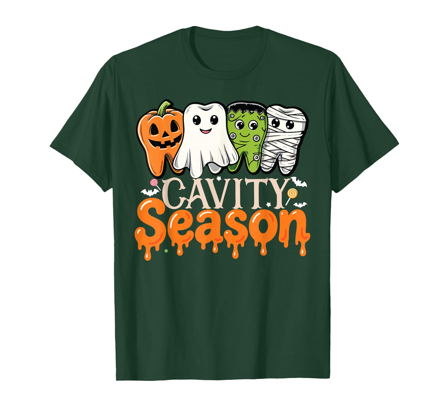 Cavity Season Halloween Tooth Funny Dental Hygienist T-Shirt