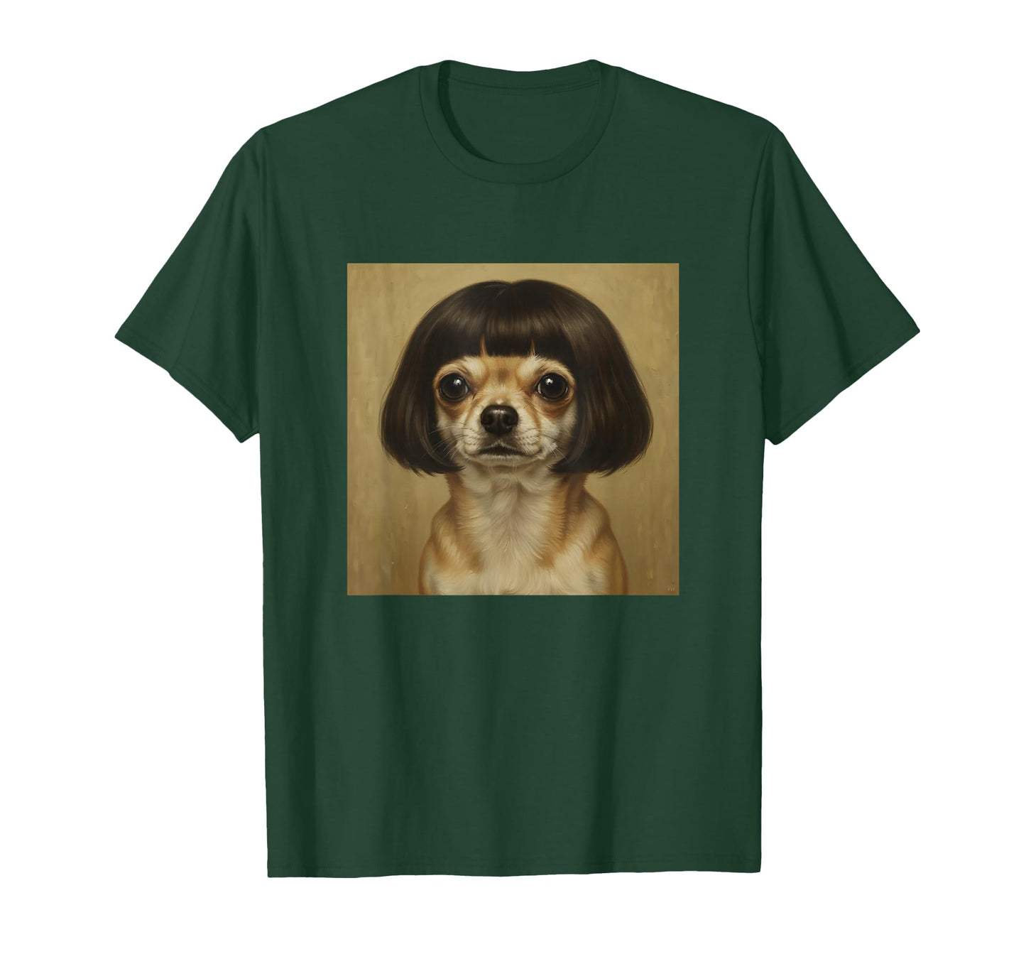 Funny Chihuahua Bob Haircut Dog Meme for Men Women Kids T-Shirt