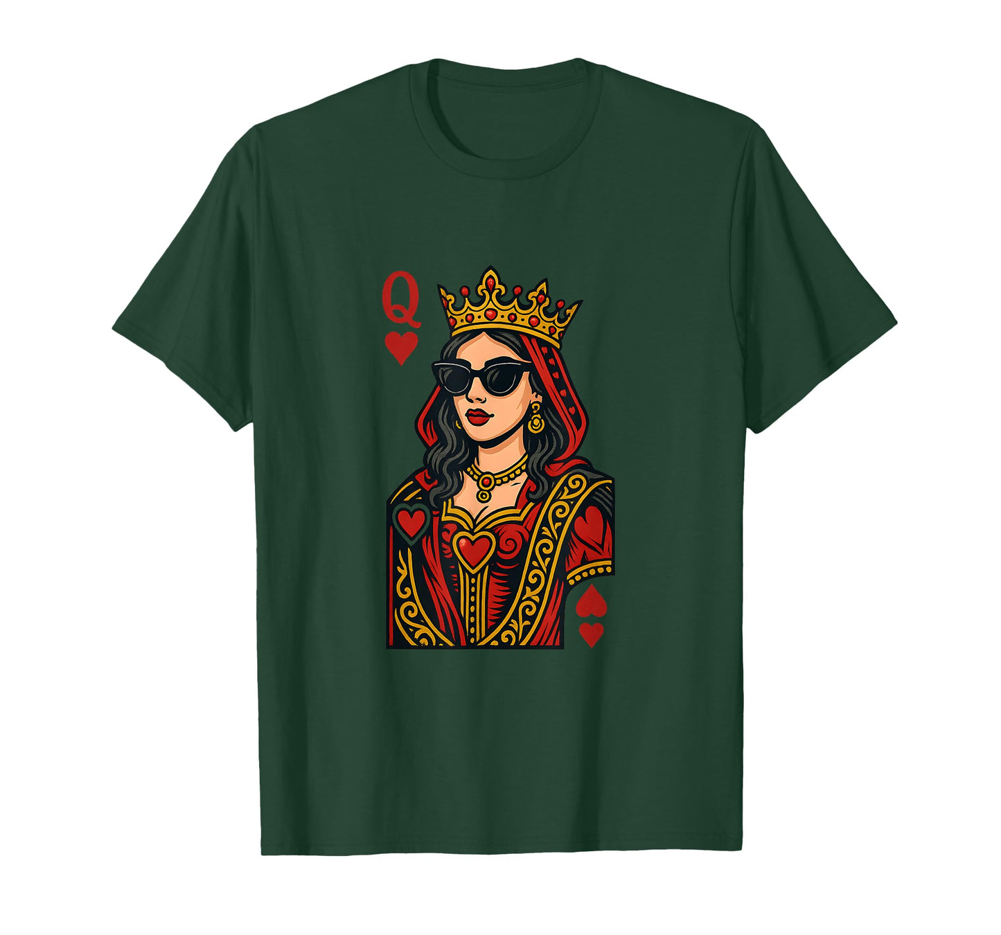 Queen of Hearts Girls Valentine's Day Mother's Day T-Shirt