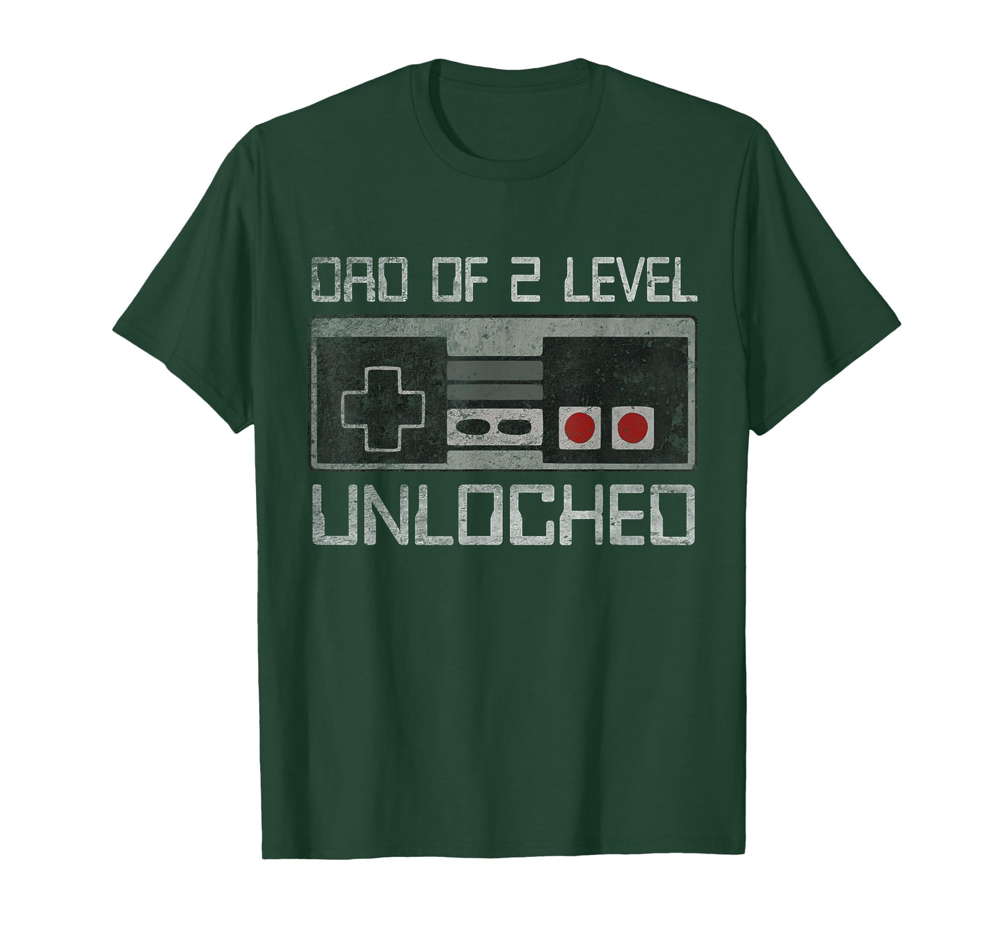 Daddy Again Leveled Up To Dad Of 2 Level Unlocked Father Day T-Shirt